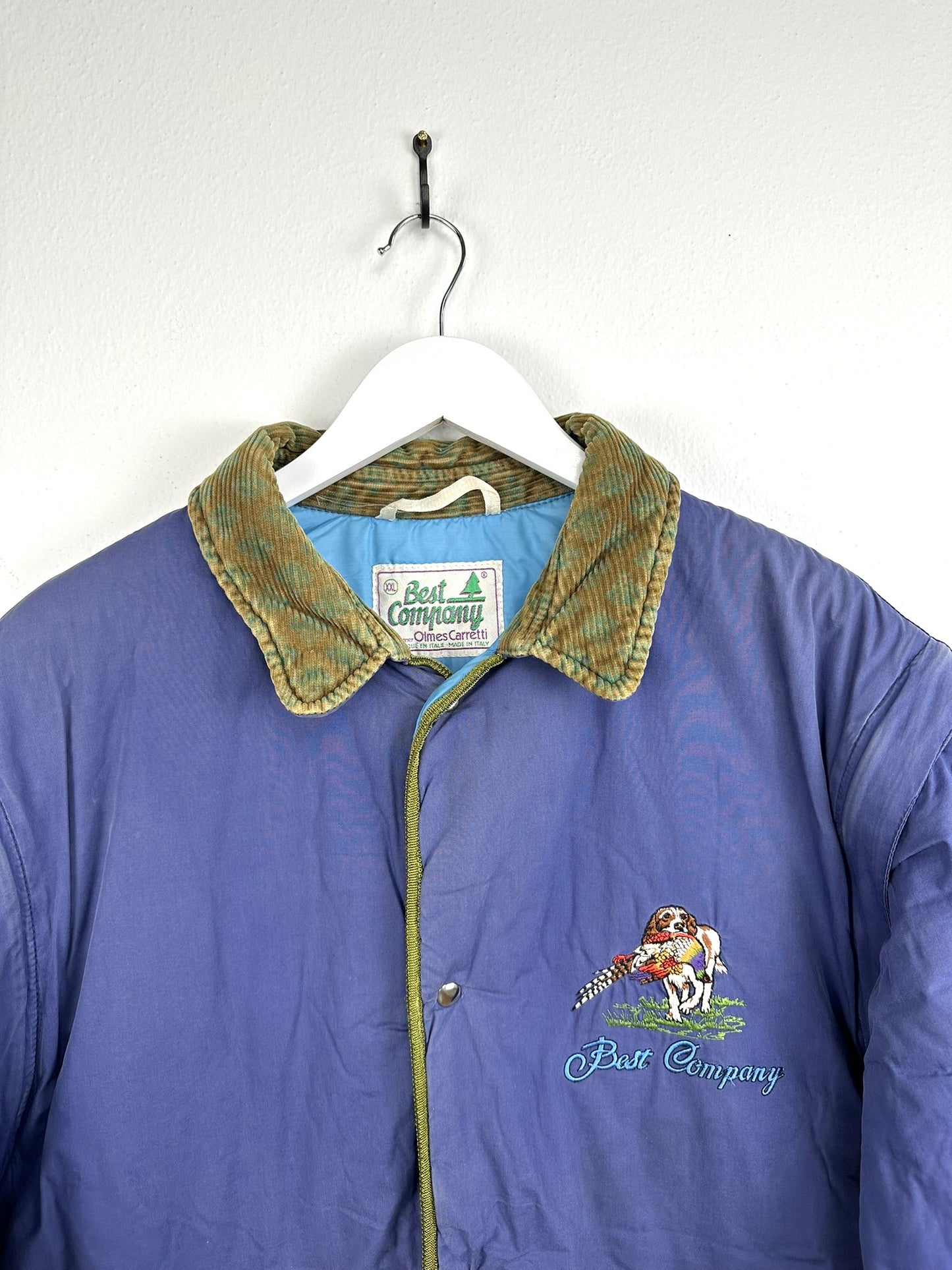 Piumino gilet Best Company viola 80s - XXL