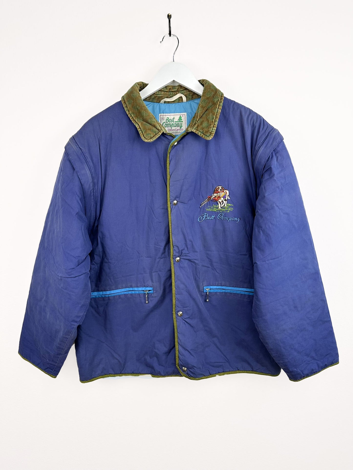 Piumino gilet Best Company viola 80s - XXL