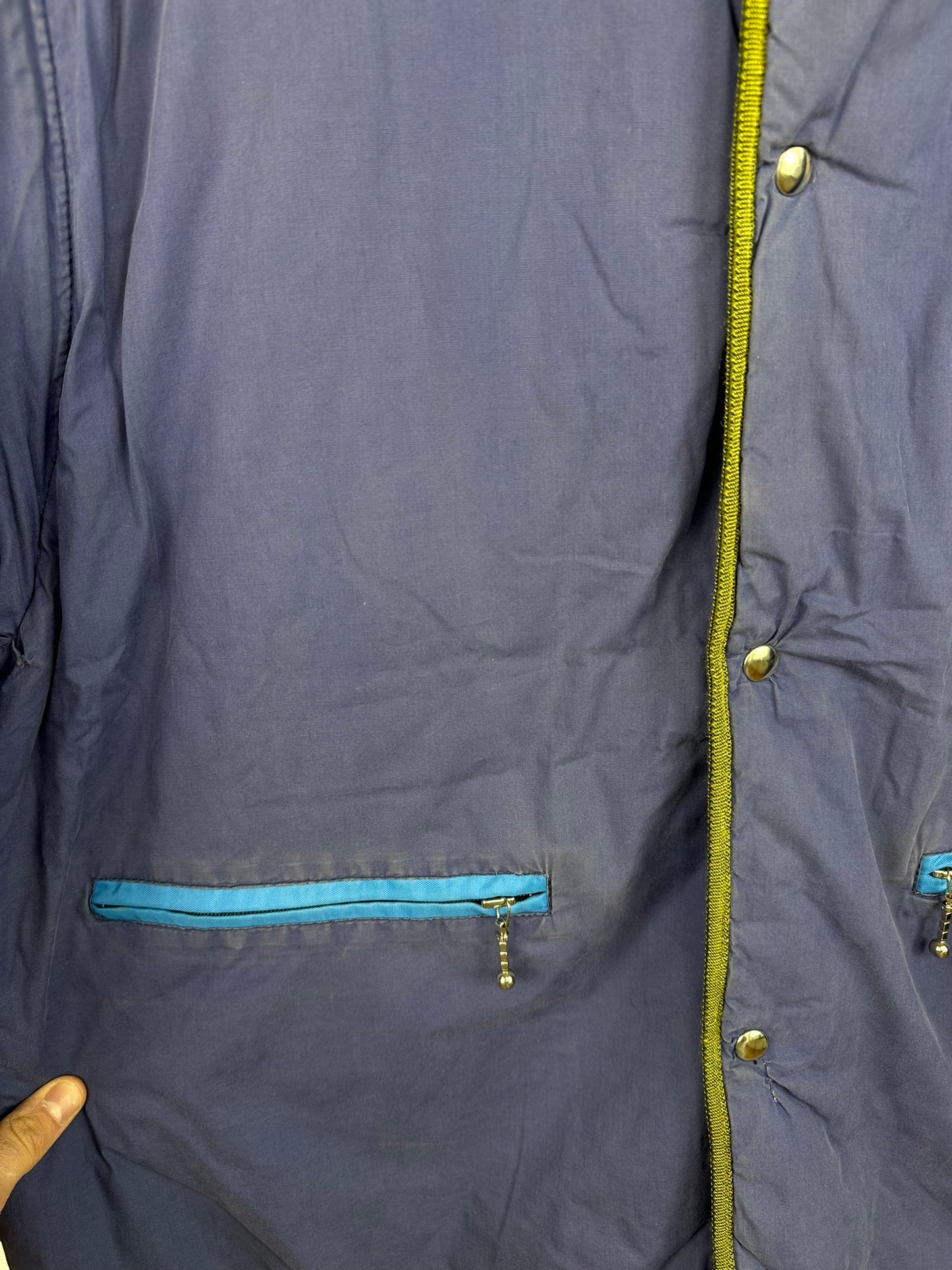 Piumino gilet Best Company viola 80s - XXL