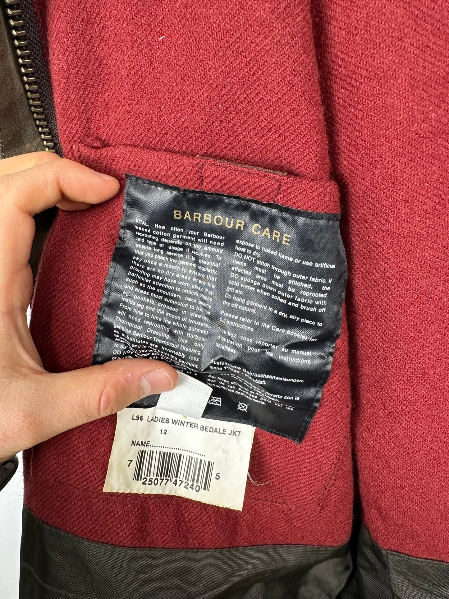 Barbour Ladies bedale check (25c50) donna - M