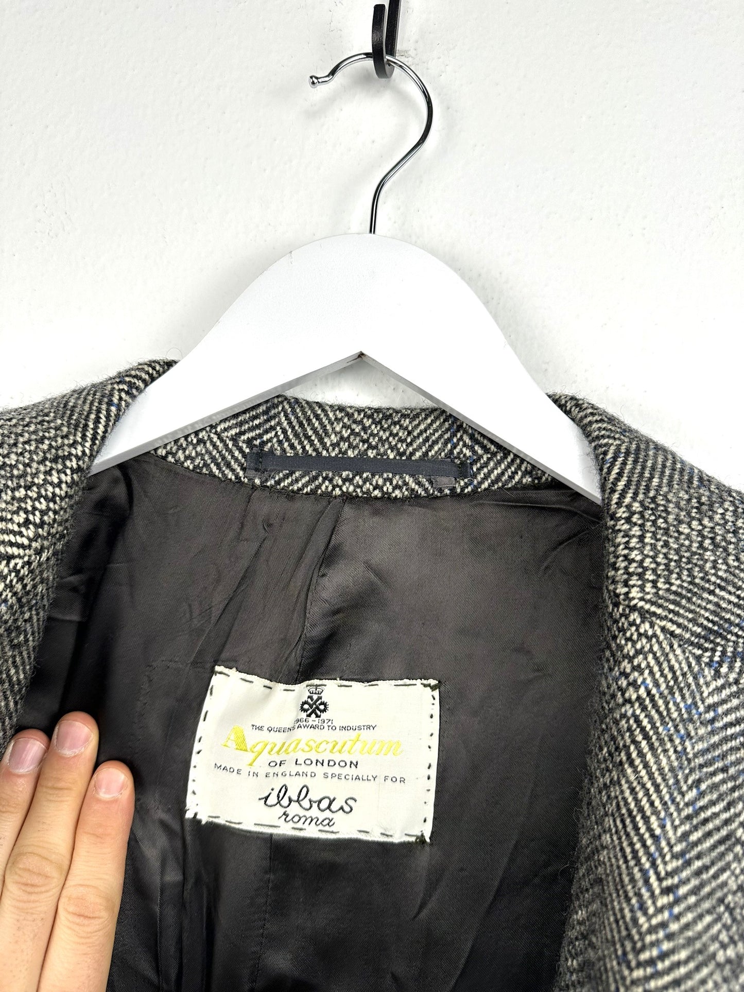 Cappotto in lana Aquascutum grigio (25c74) - L