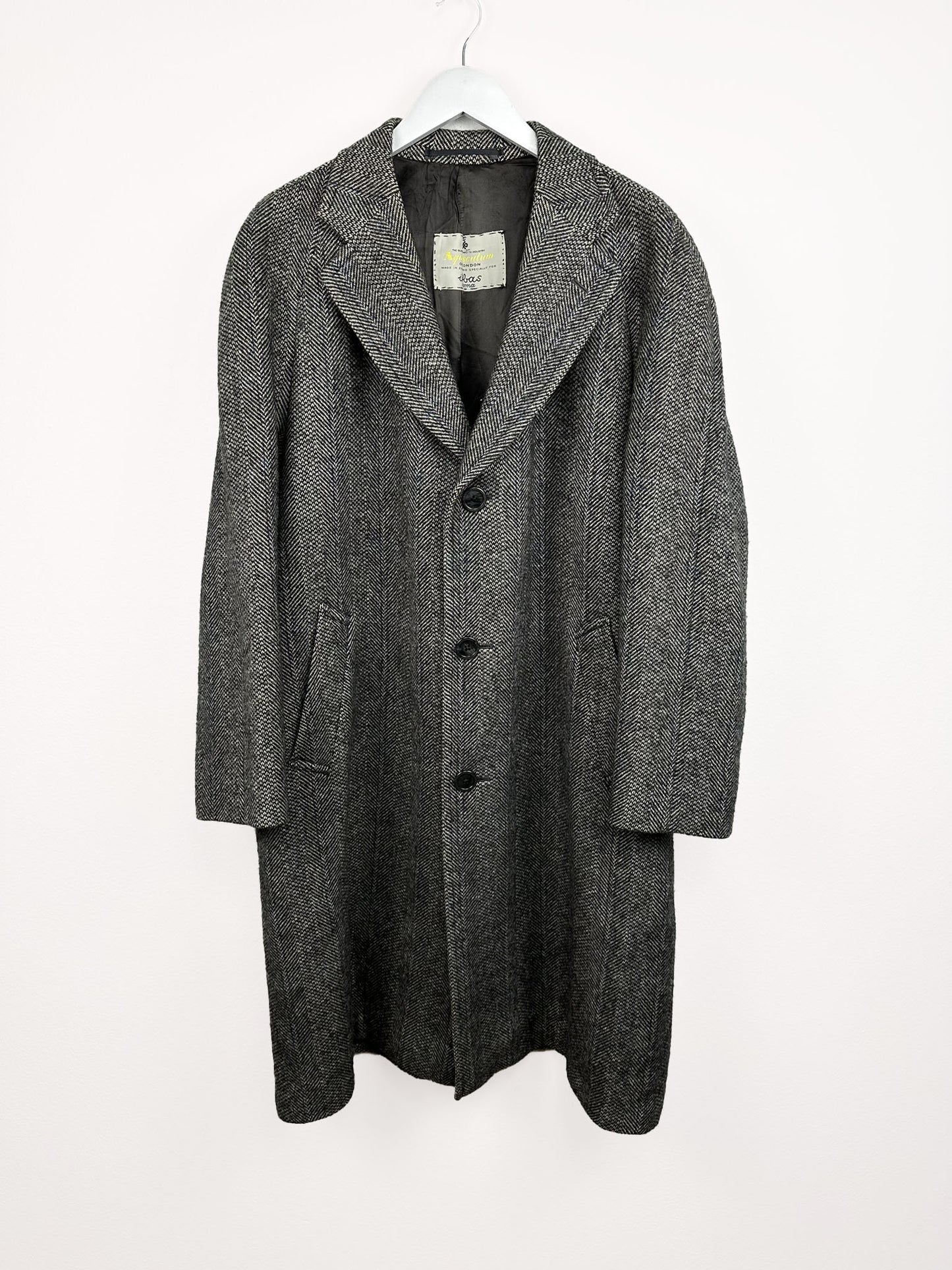 Cappotto in lana Aquascutum grigio (25c74) - L