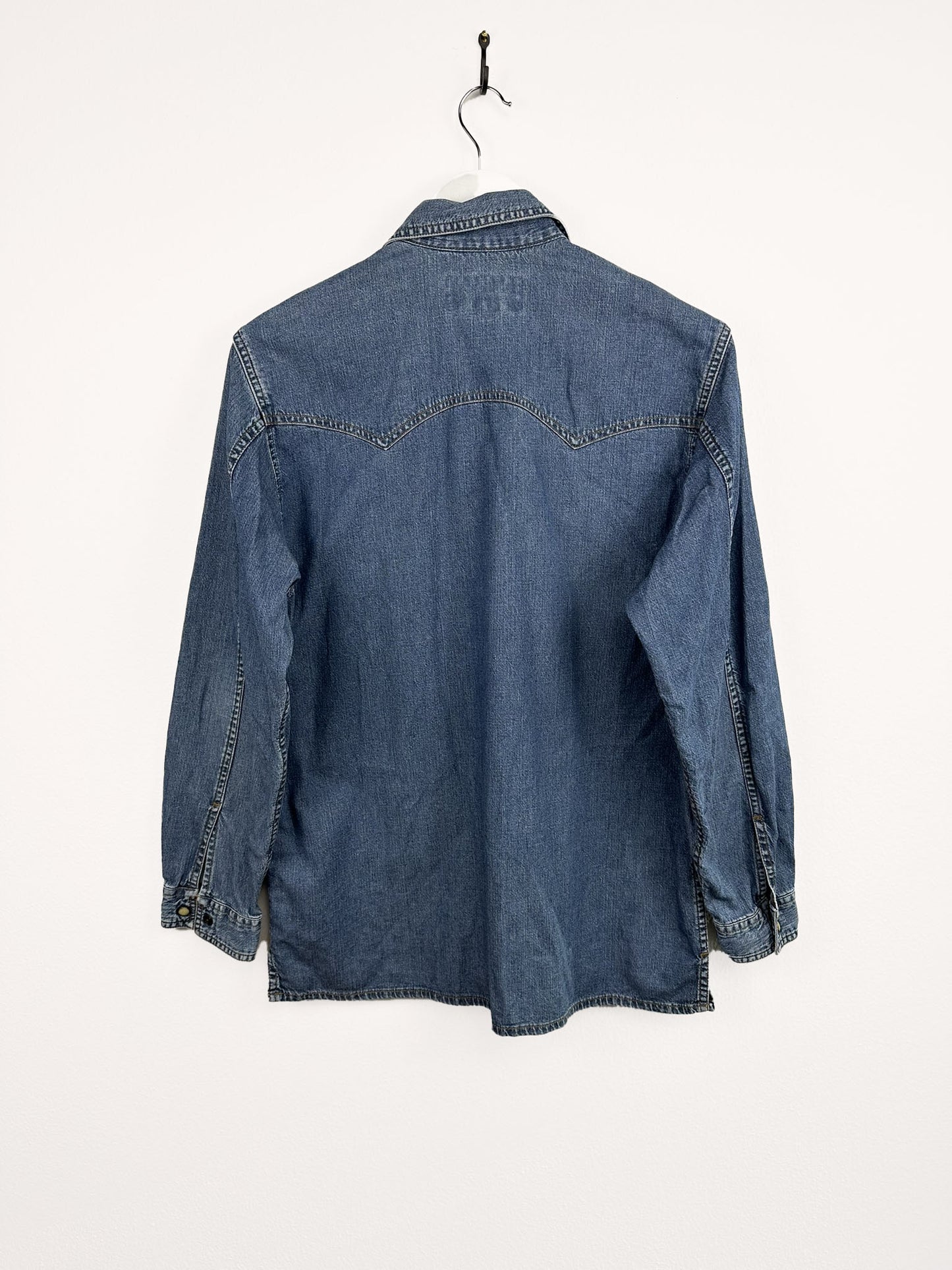 Camicia Marlboro in jeans 90s - M