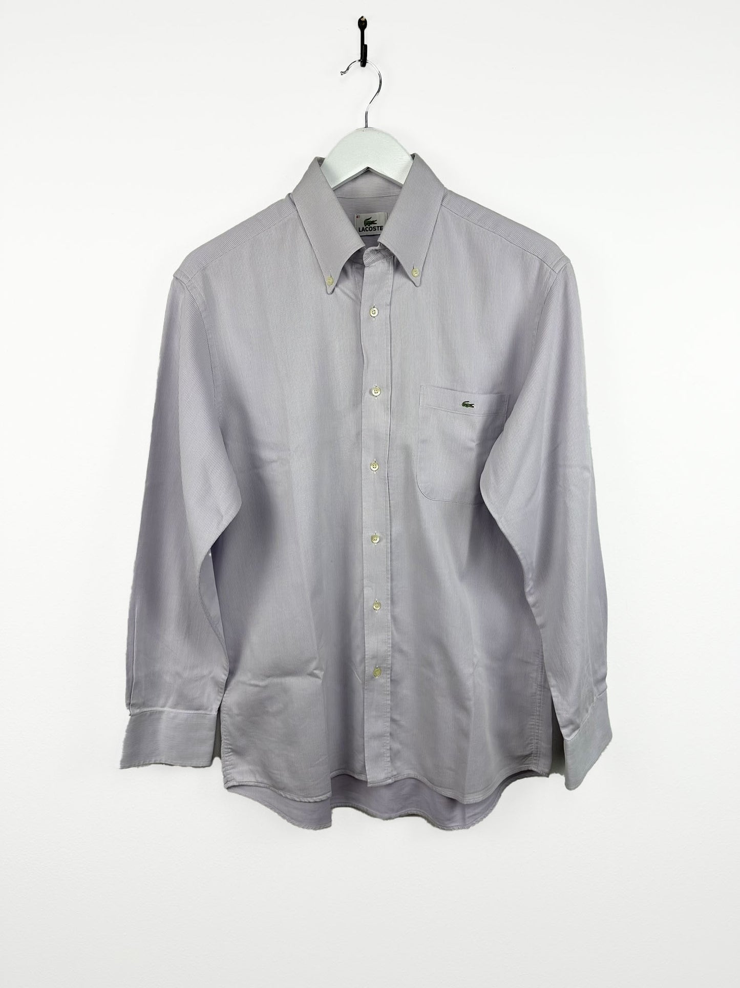 Camicia Lacoste azzurra a righe (25ca17) - M