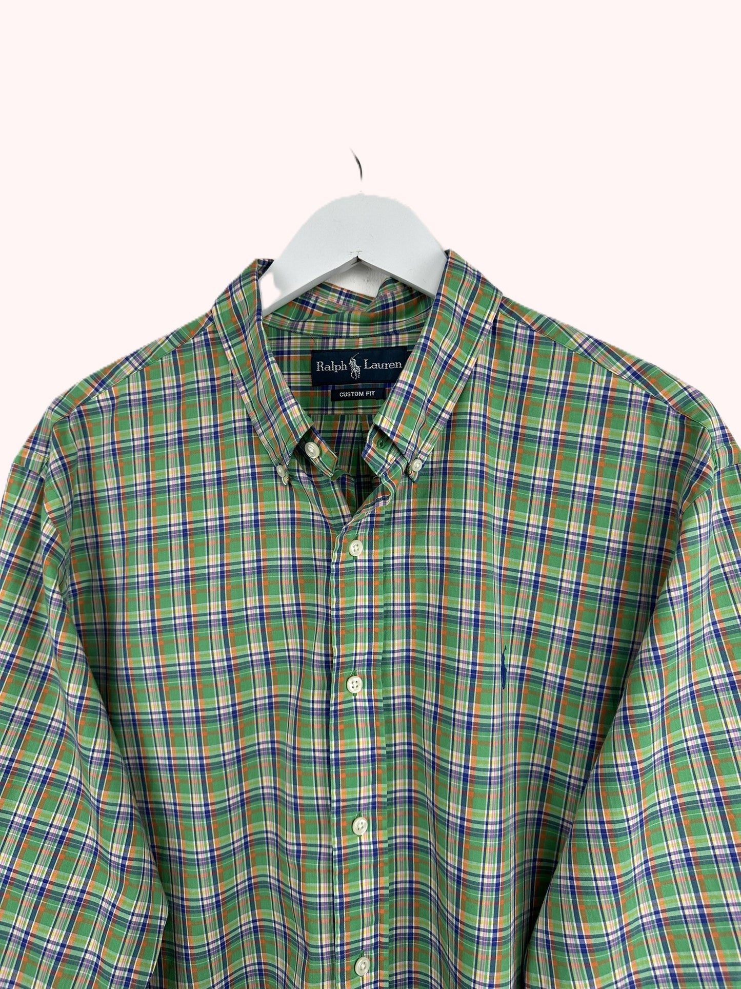 Camicia Ralph Lauren verde a quadretti (25ca44) - XL