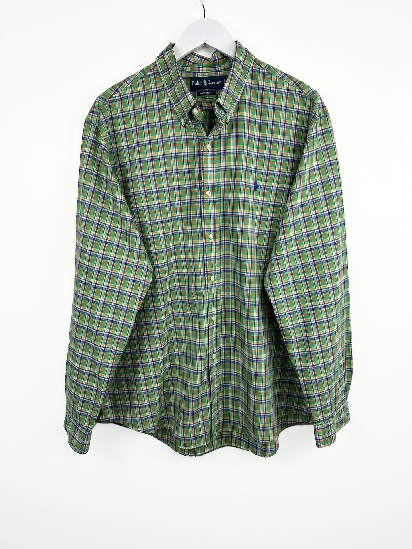 Camicia Ralph Lauren verde a quadretti (25ca44) - XL