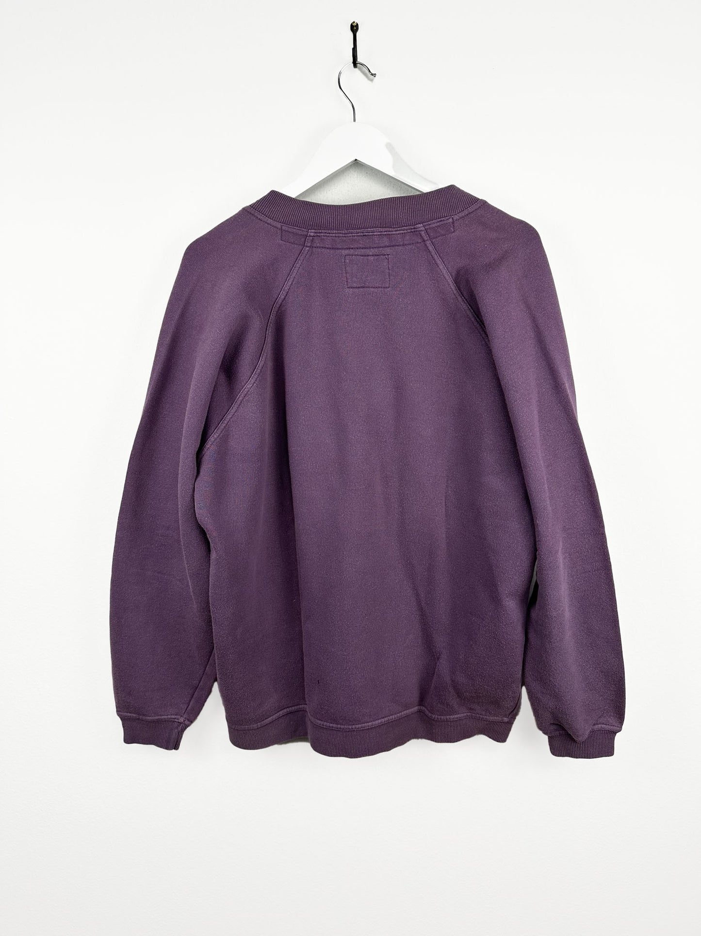 Felpa cardigan viola 80s (25f16) - M