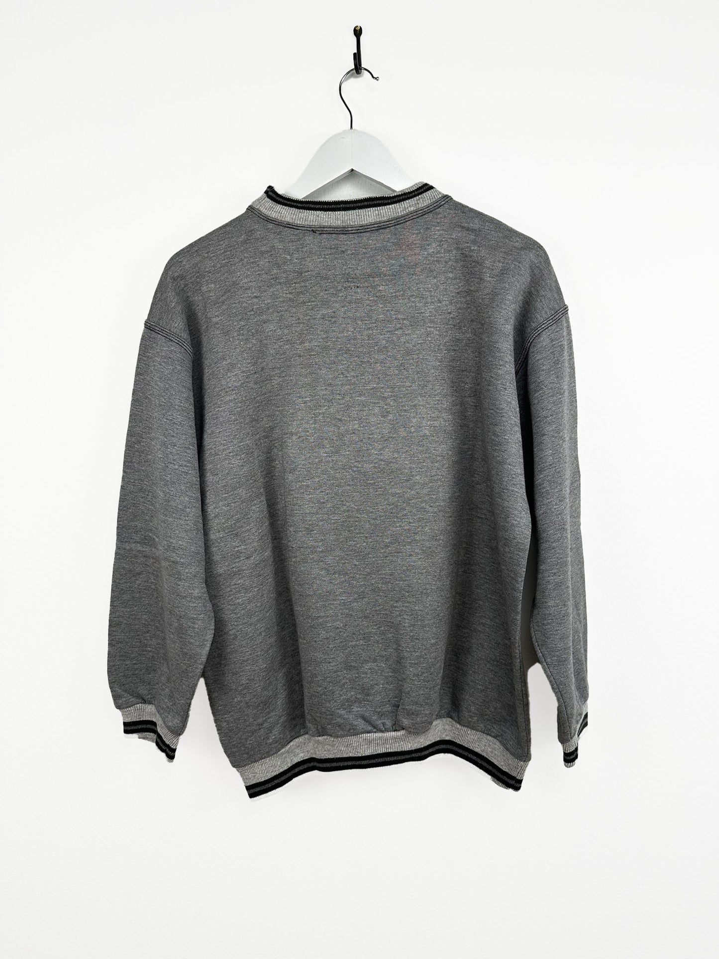Felpa grigia graphic 90s (25f22) - M