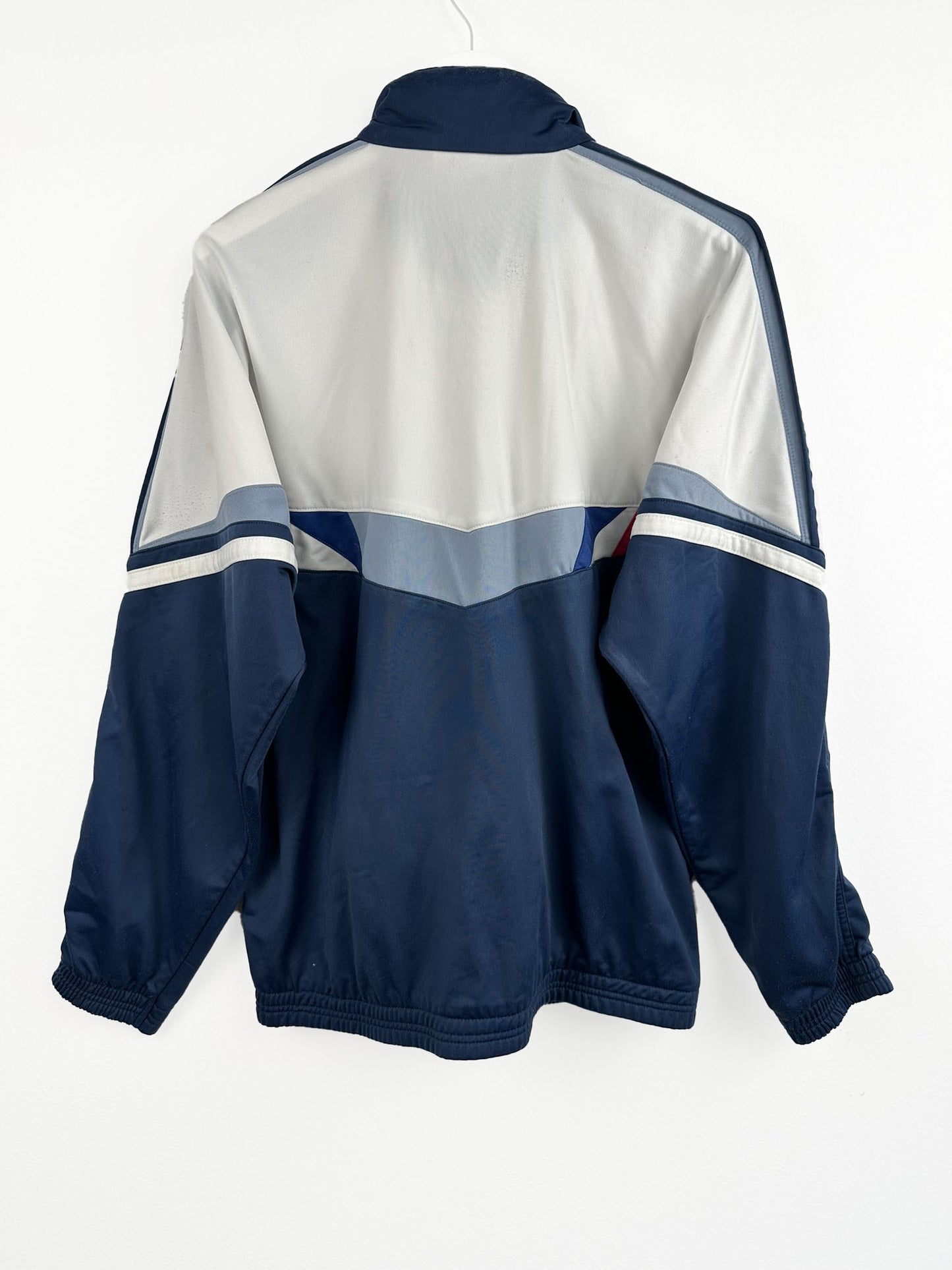 Felpa Diadora blu bianca 90s (25f27) - L