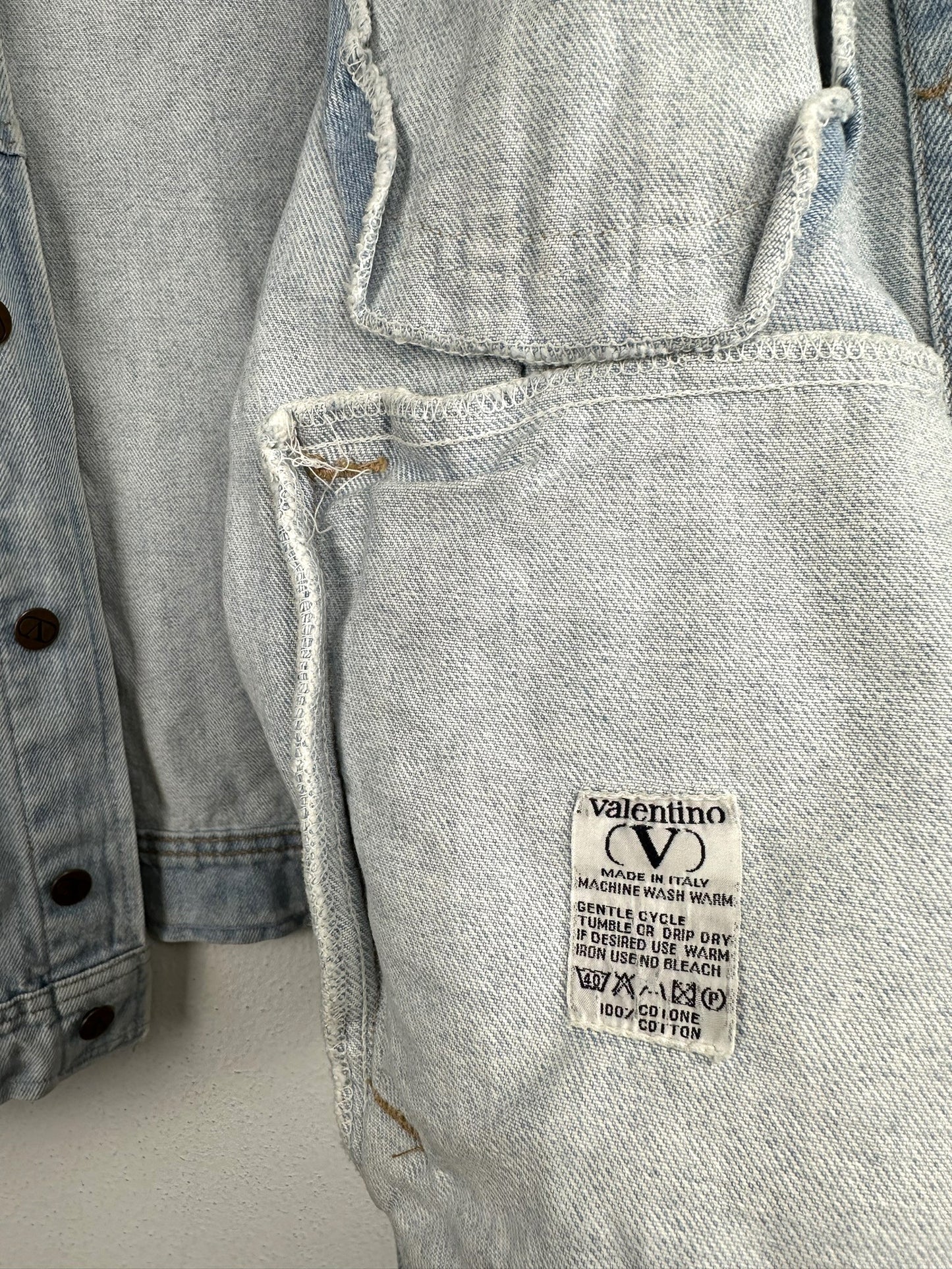Giacca in jeans Valentino 90s (25g129) - M
