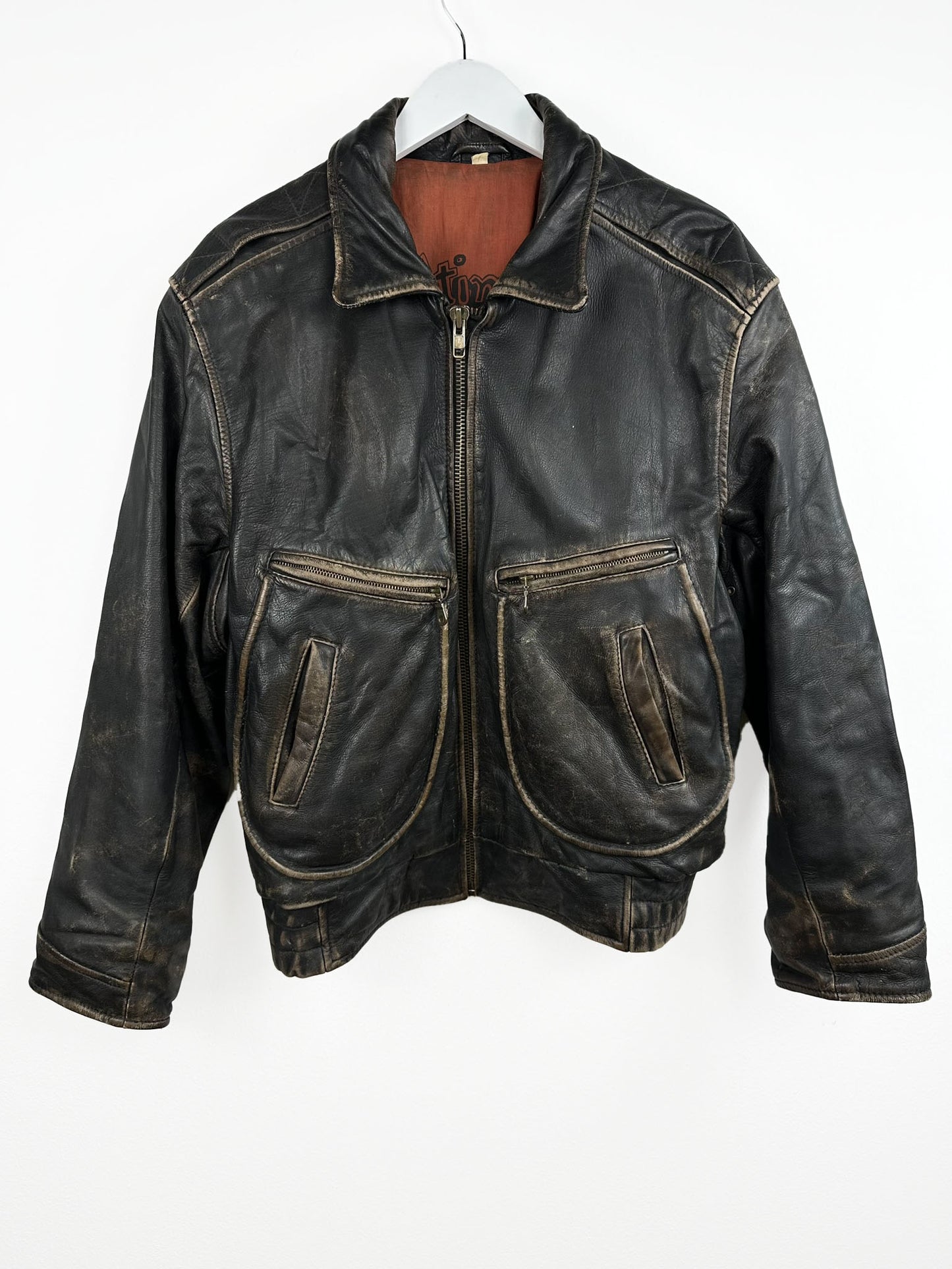 Bomboogie bomber in pelle 90s (25g133) - L