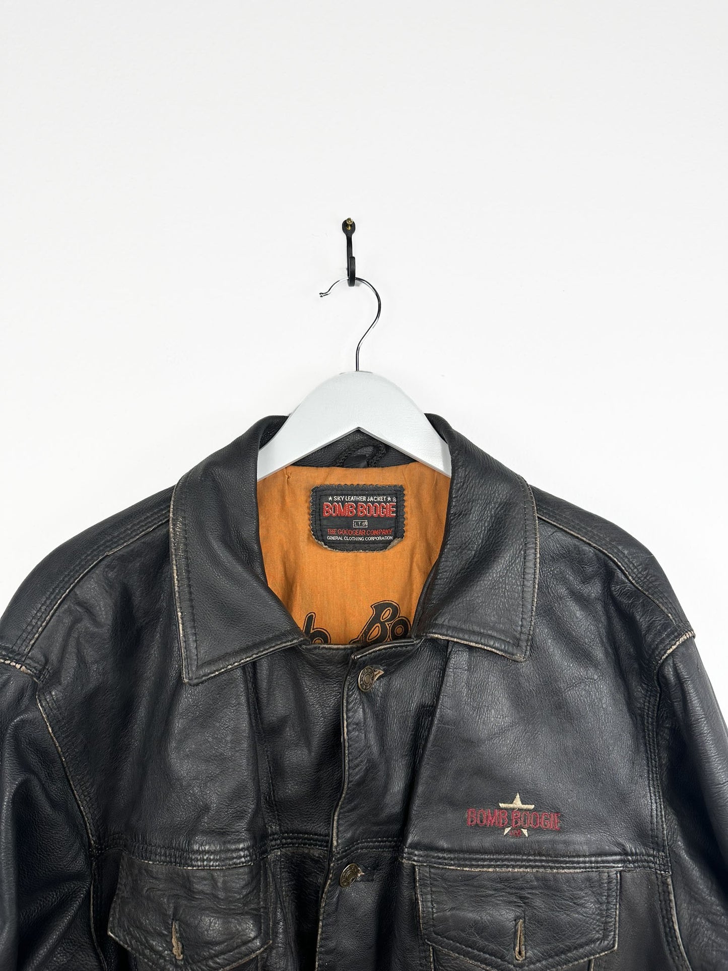 Bomboogie Leather jacket 90s (25g136) -M