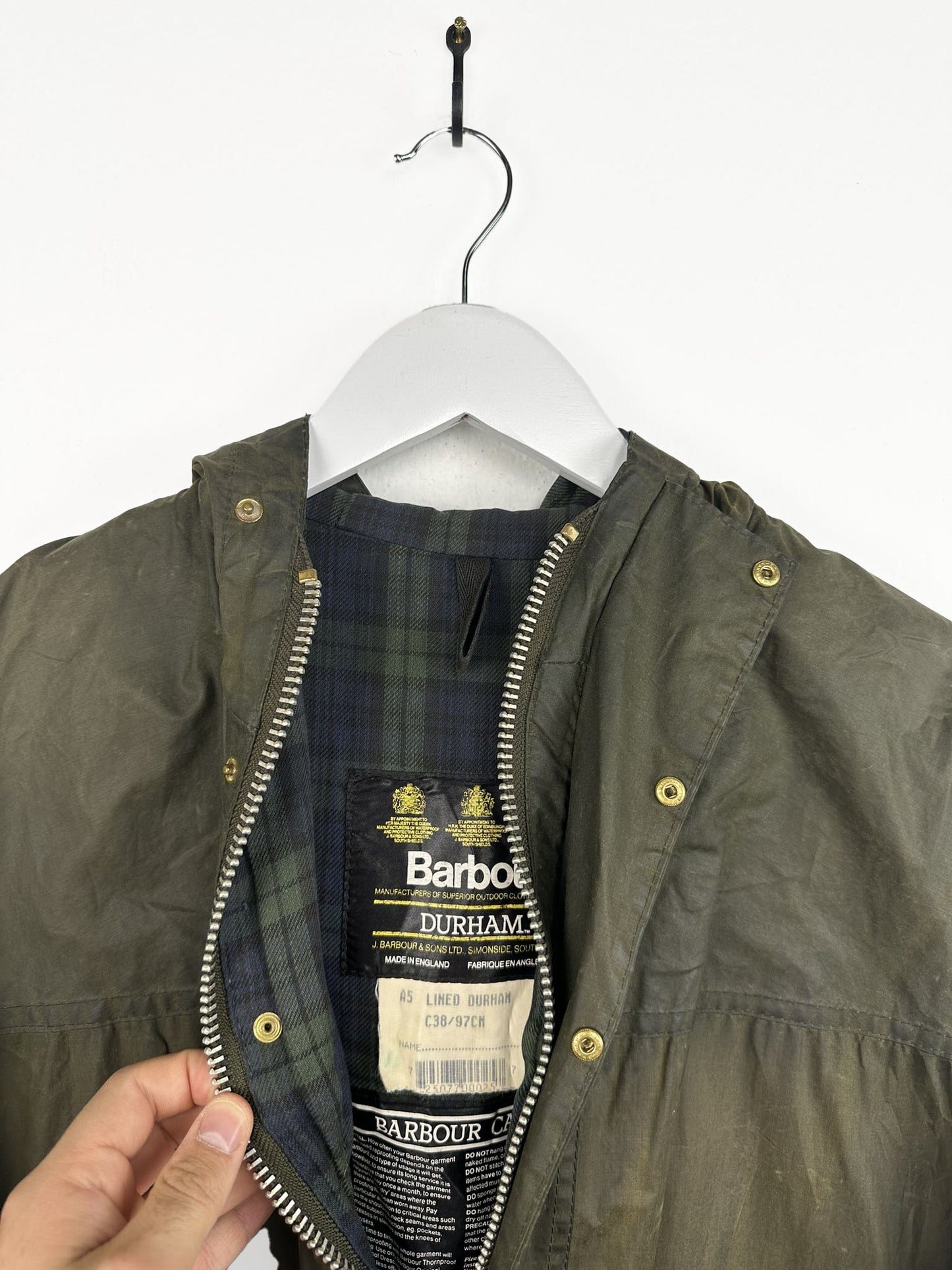 Barbour Durham verde C38 (25g139) - M