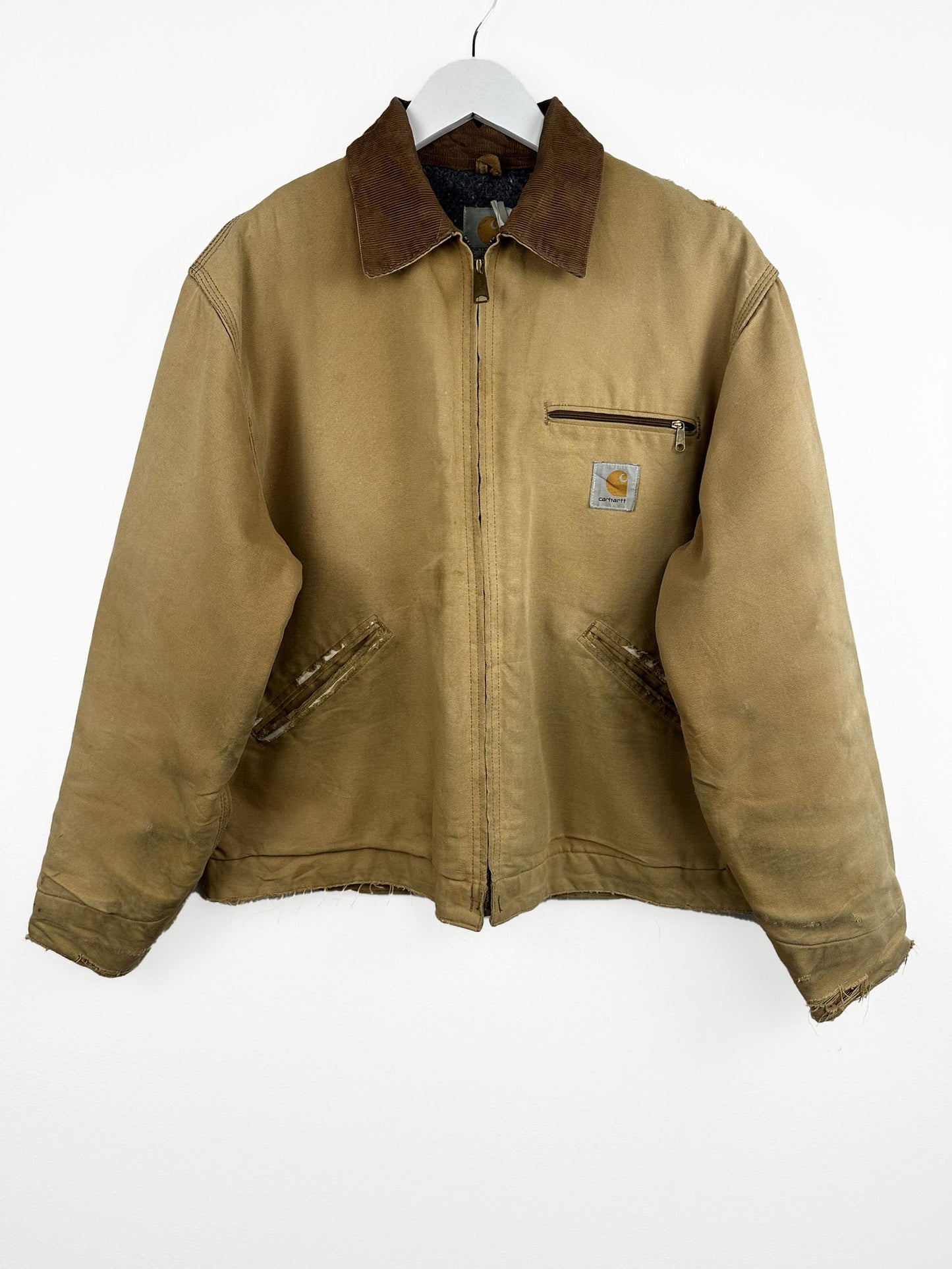 Carhartt Detroit beige jacket 90s (25g147) - M