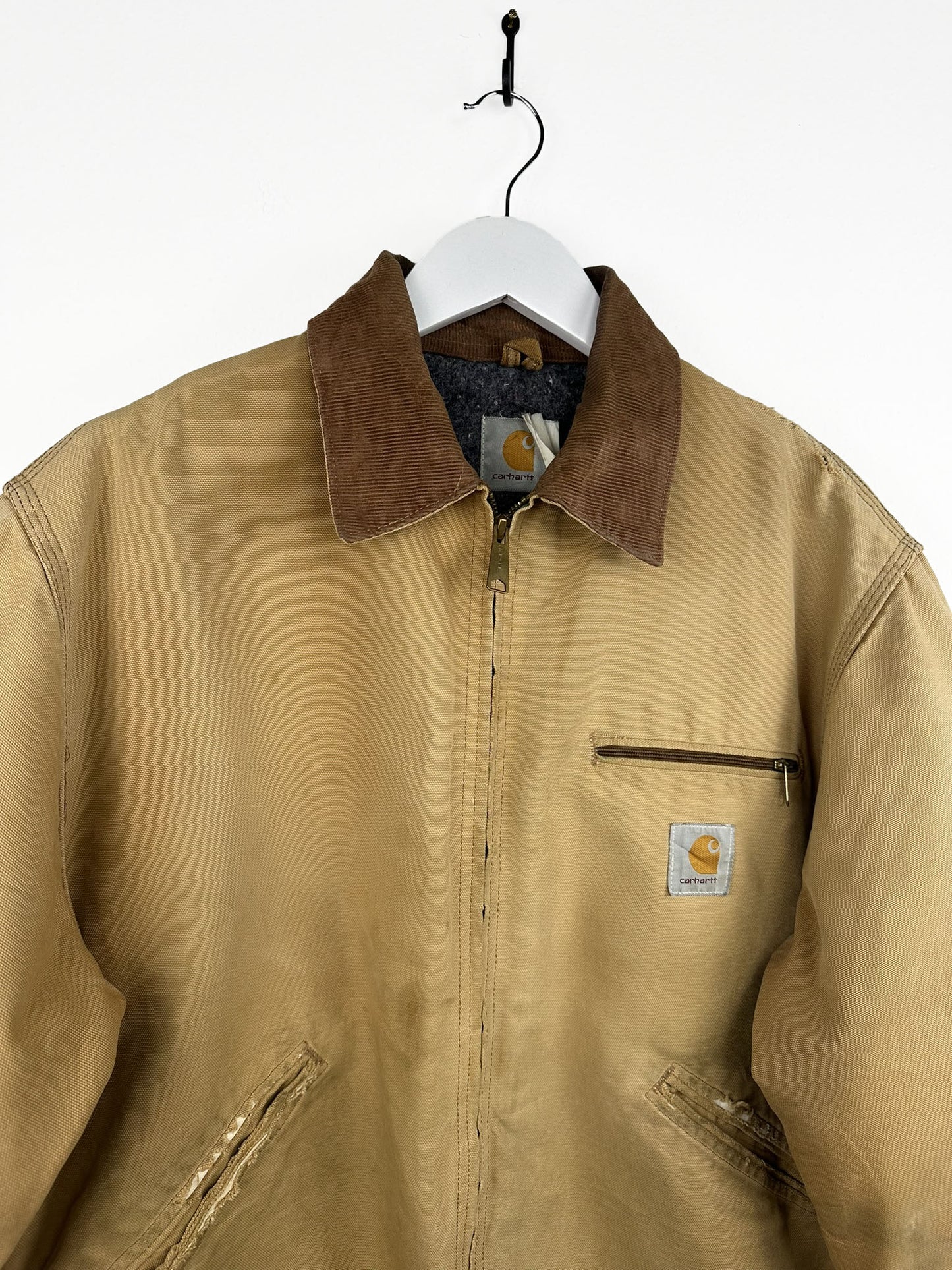 Carhartt Detroit beige jacket 90s (25g147) - M