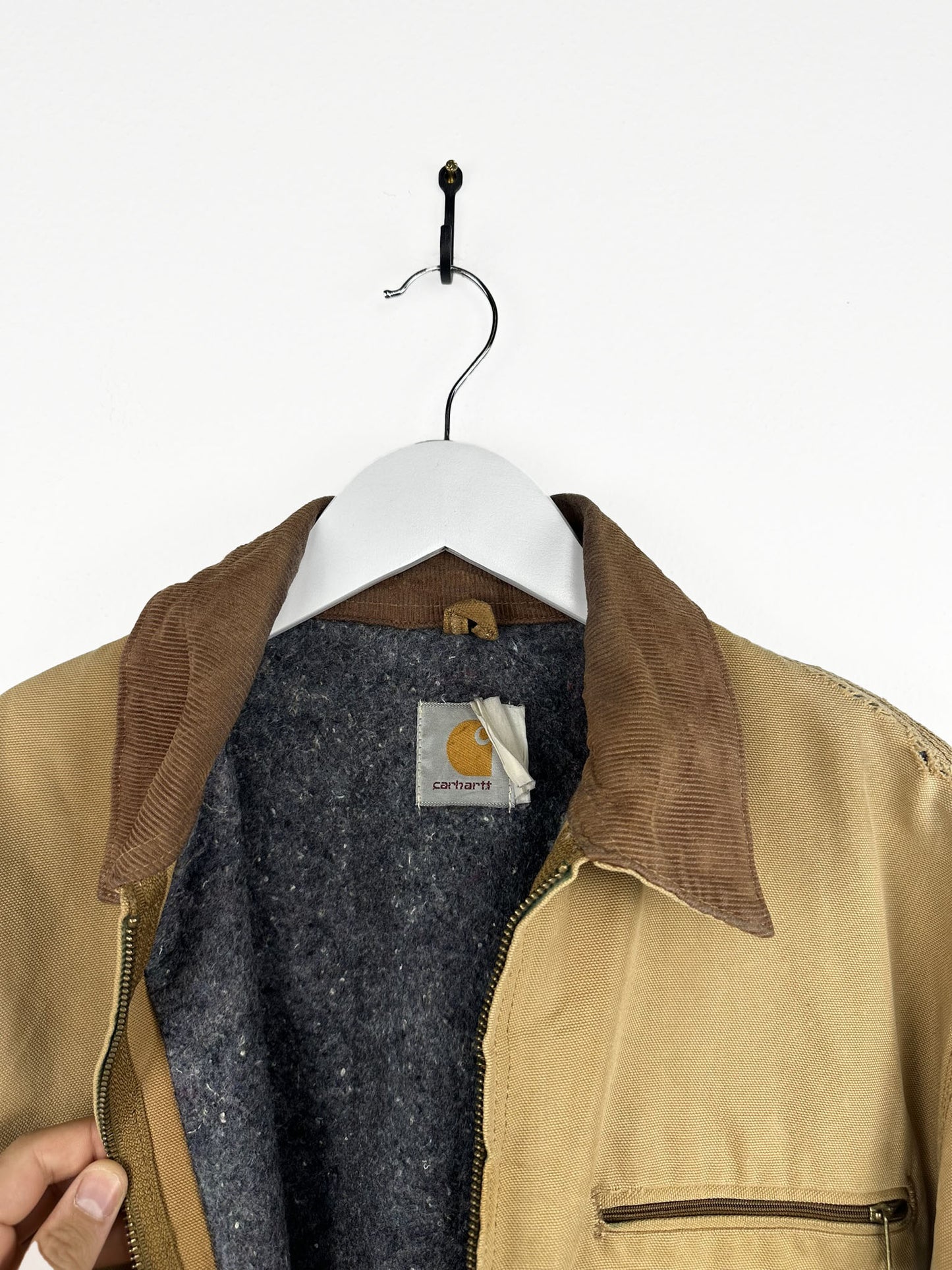 Carhartt Detroit beige jacket 90s (25g147) - M
