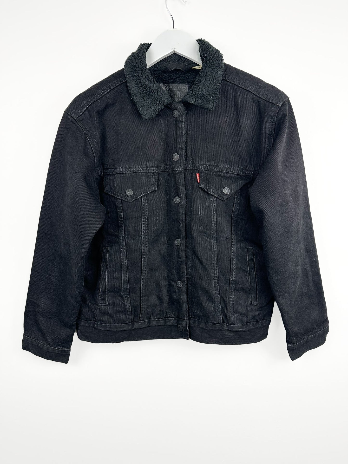 Giacca Levi's sherpa nera donna (25g194) - S