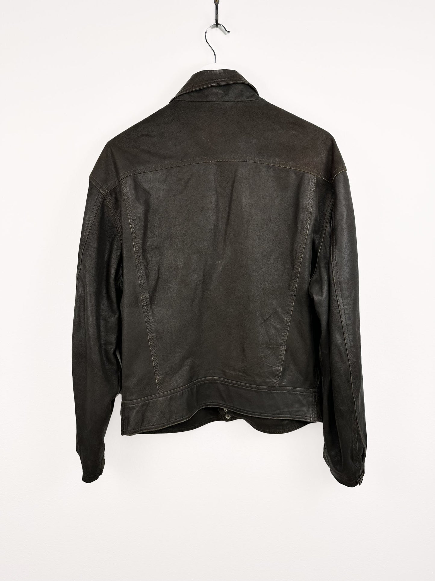 Giacca leggera in pelle (25g28) - M