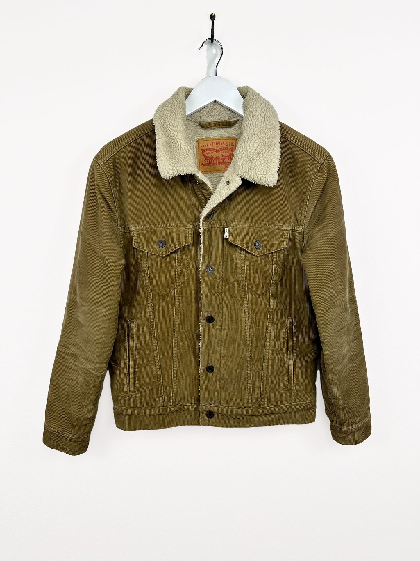 Trucker Levi's marrone a costine (25g43) - S