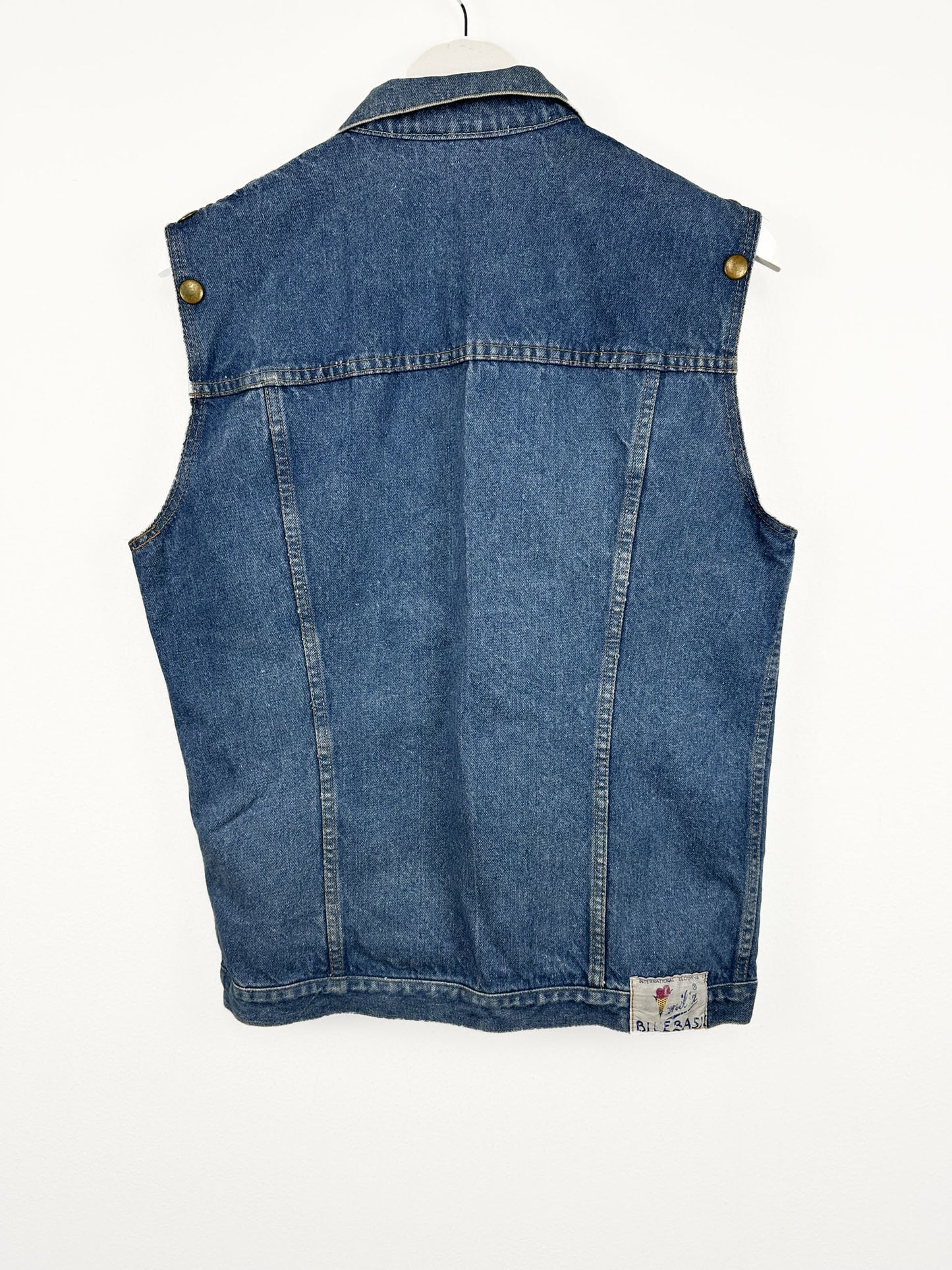 Gilet in jeans 80s (25gt16) - M