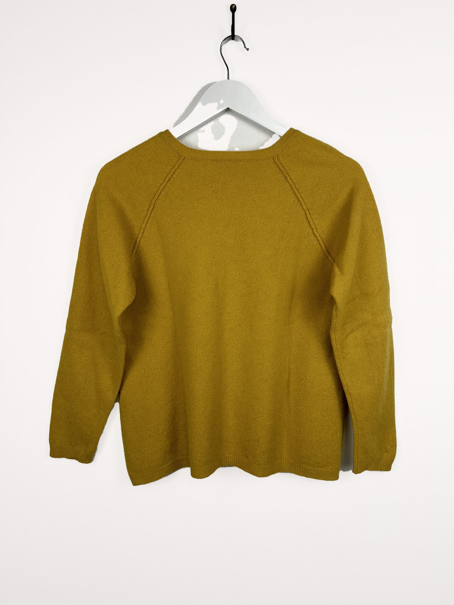 Maglione giallo in lana cashmere donna - L