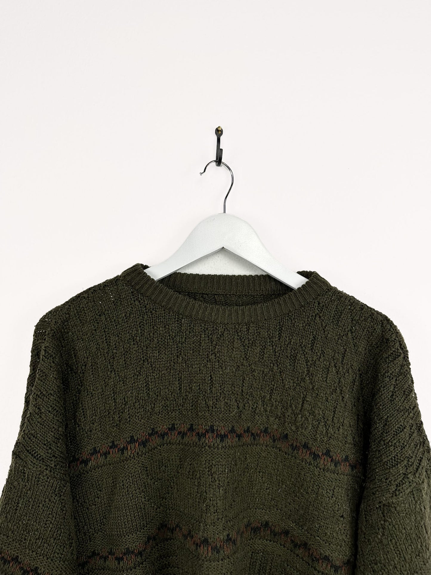 Maglione verde in lana 90s (25m101) - S