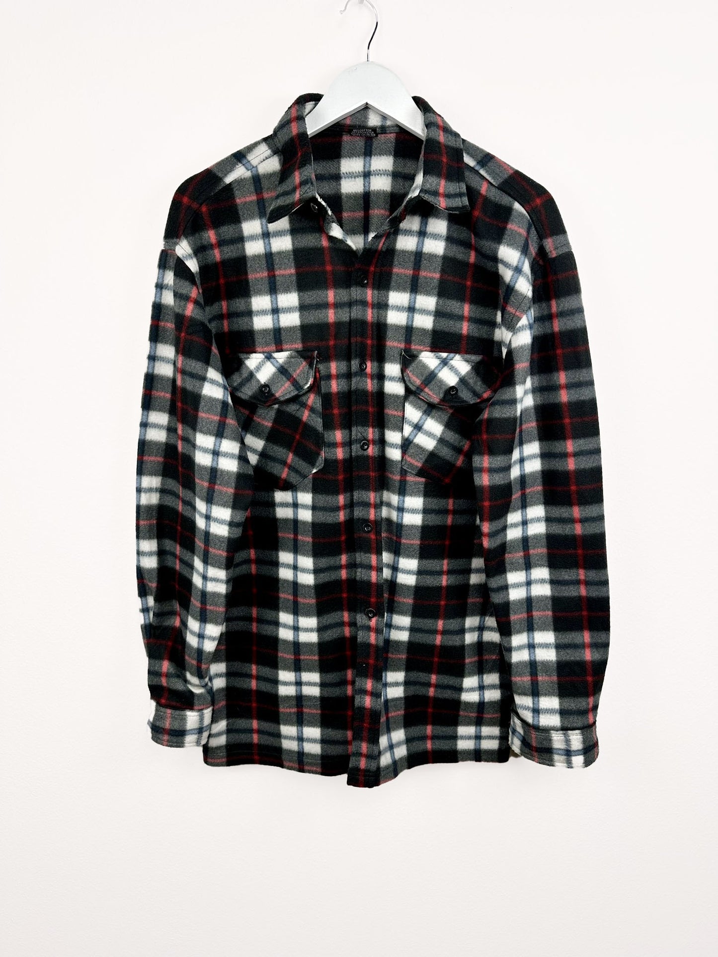 Camicia in pile rossa (25m104) - XL