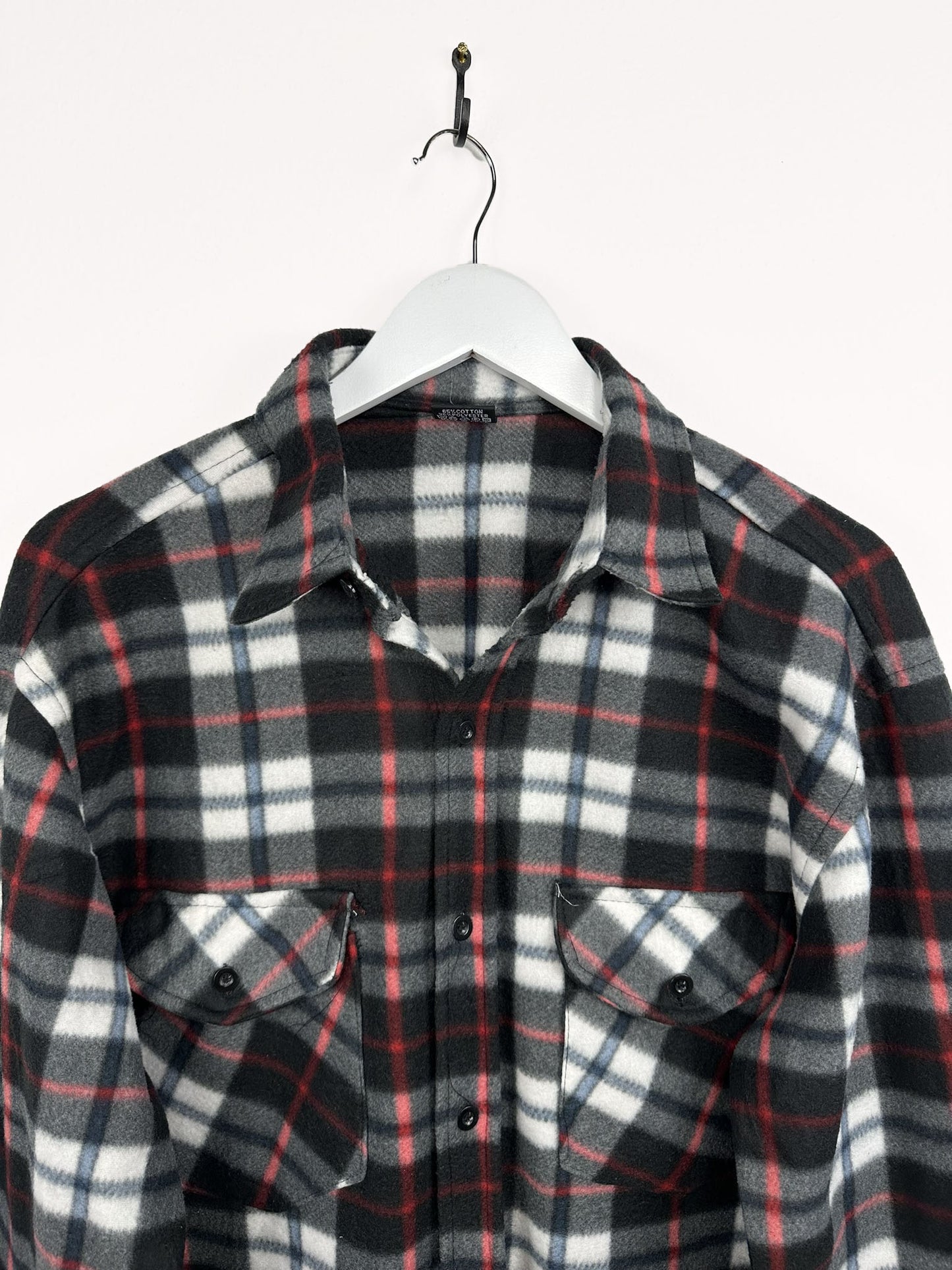 Camicia in pile rossa (25m104) - XL