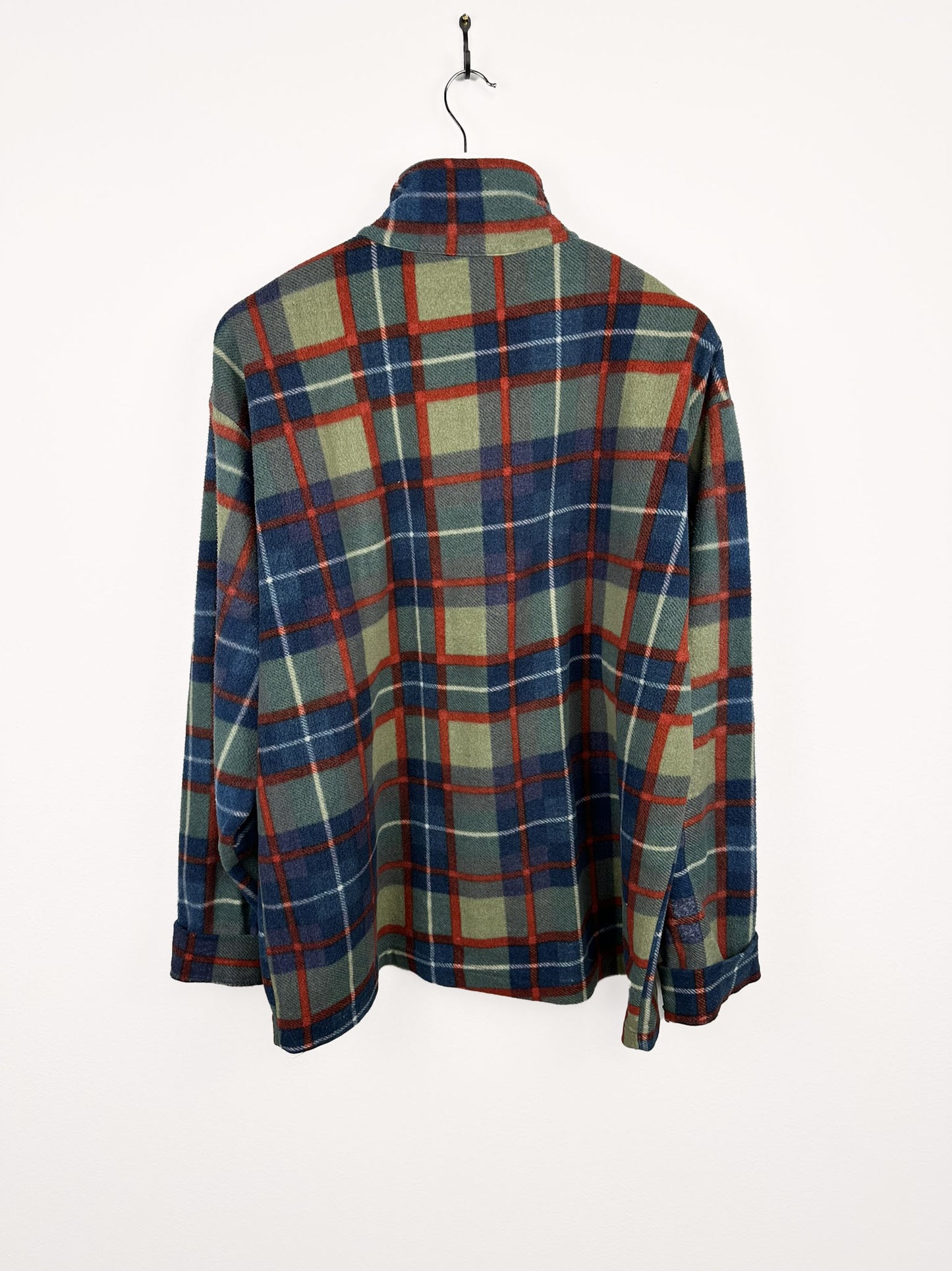 Pile check verde blu (25m15) - XL