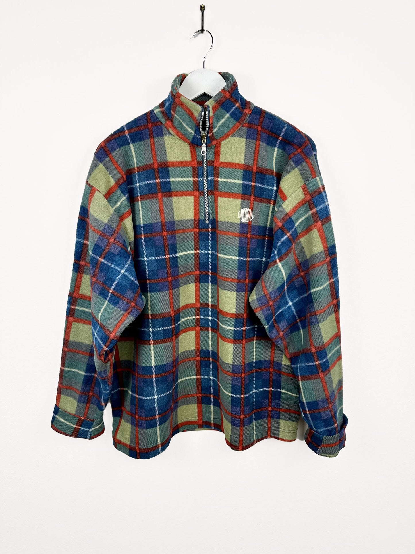 Pile check verde blu (25m15) - XL