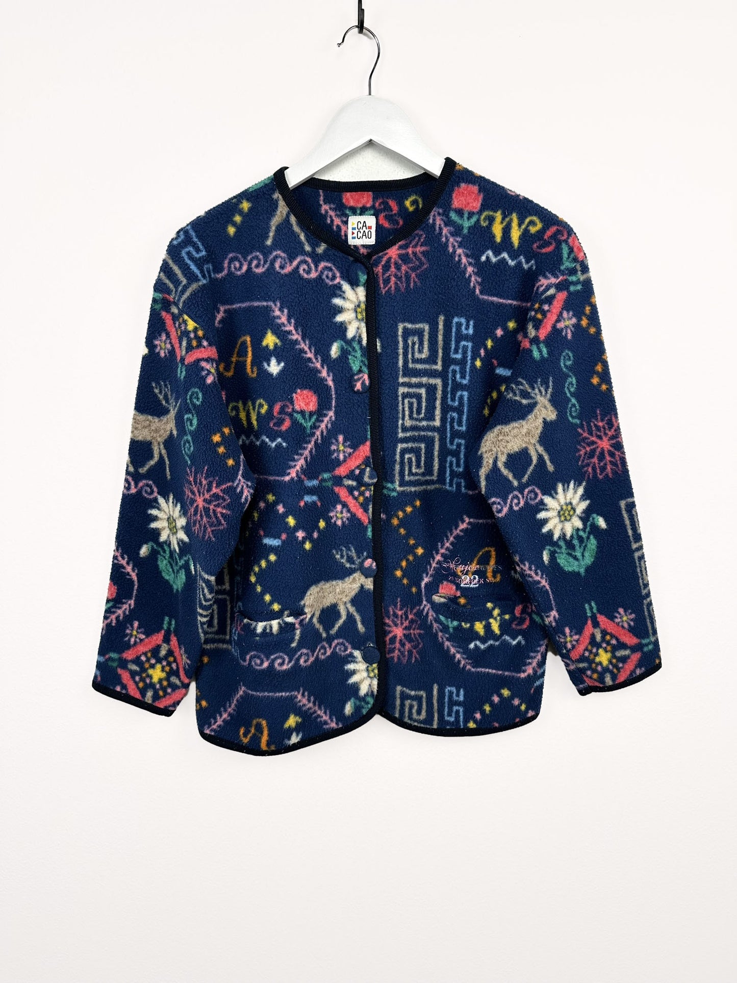 Pile blu multicolor donna (25m50) - M