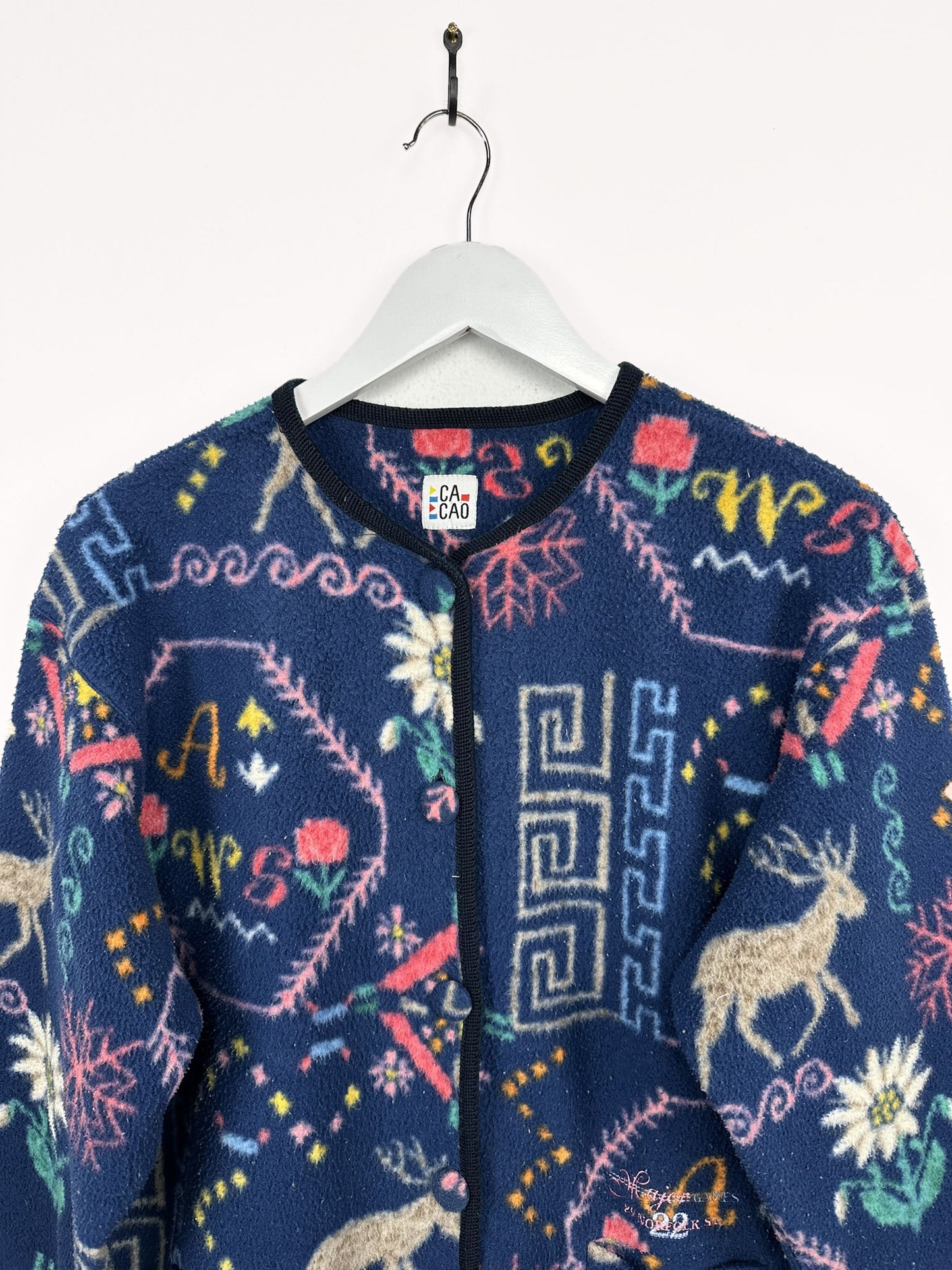 Pile blu multicolor donna (25m50) - M