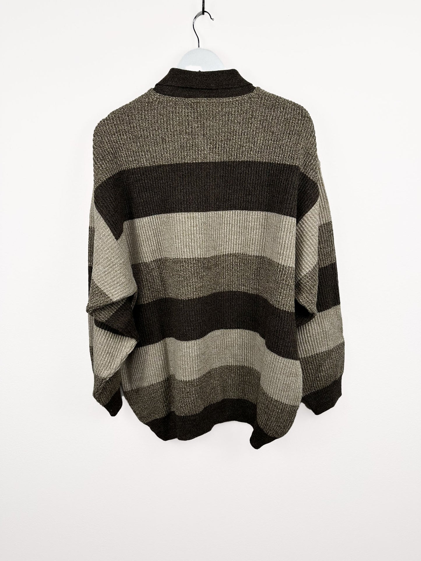 Maglione in lana a righe (25m68) - XL