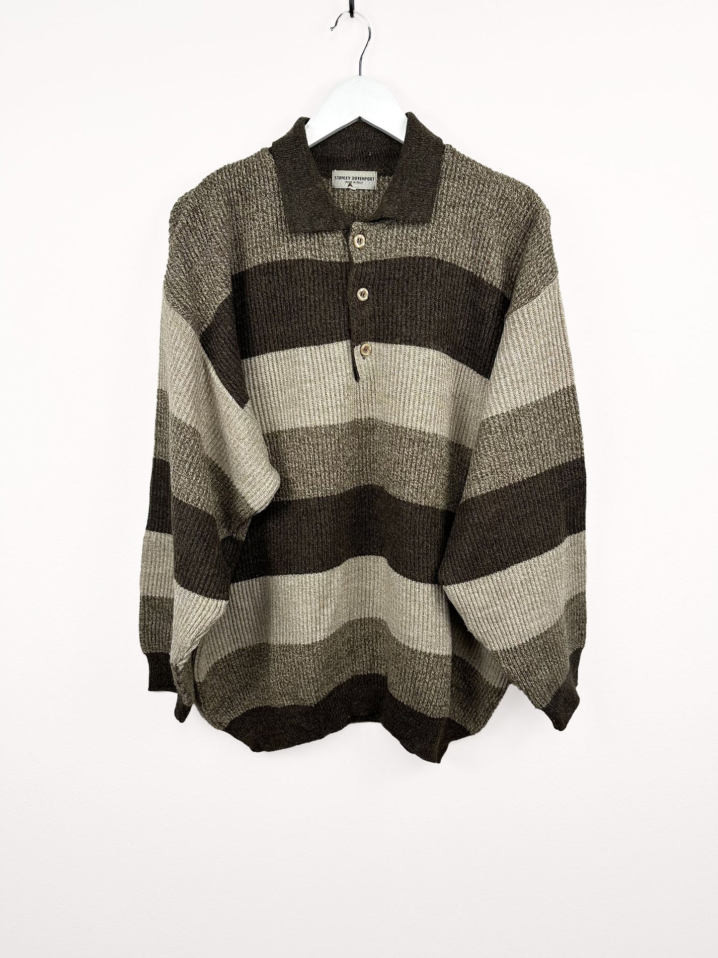 Maglione in lana a righe (25m68) - XL