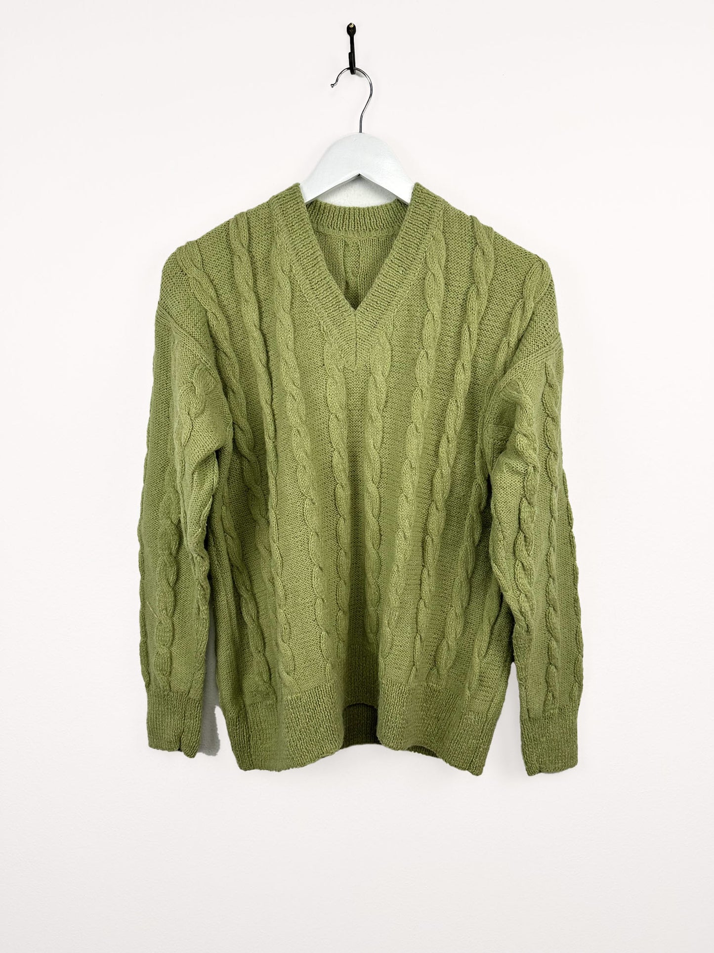 Maglione in lana scollo V 90s (25m73) - S