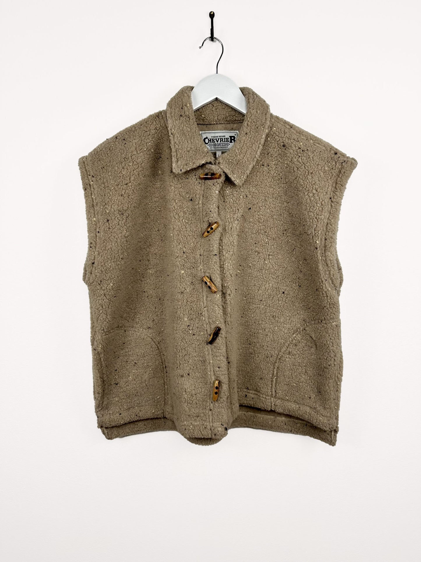 Pile gilet beige (25m82) - L