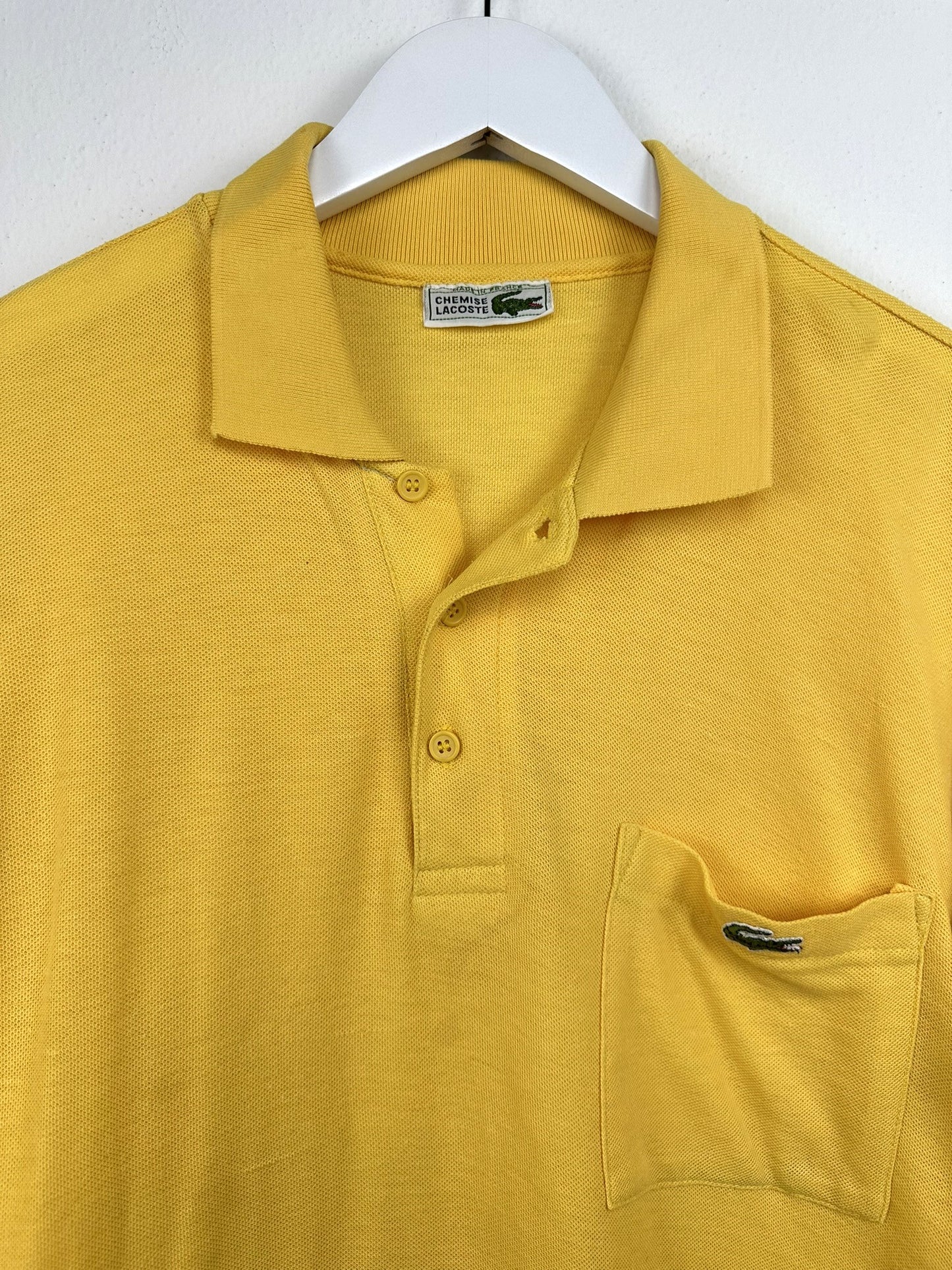 Polo Lacoste gialla 80s (25p07) - M