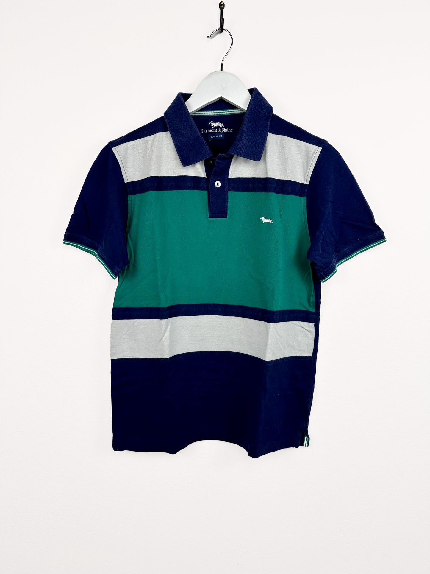 Polo Harmont&Blaine blu verde (25p08) - S