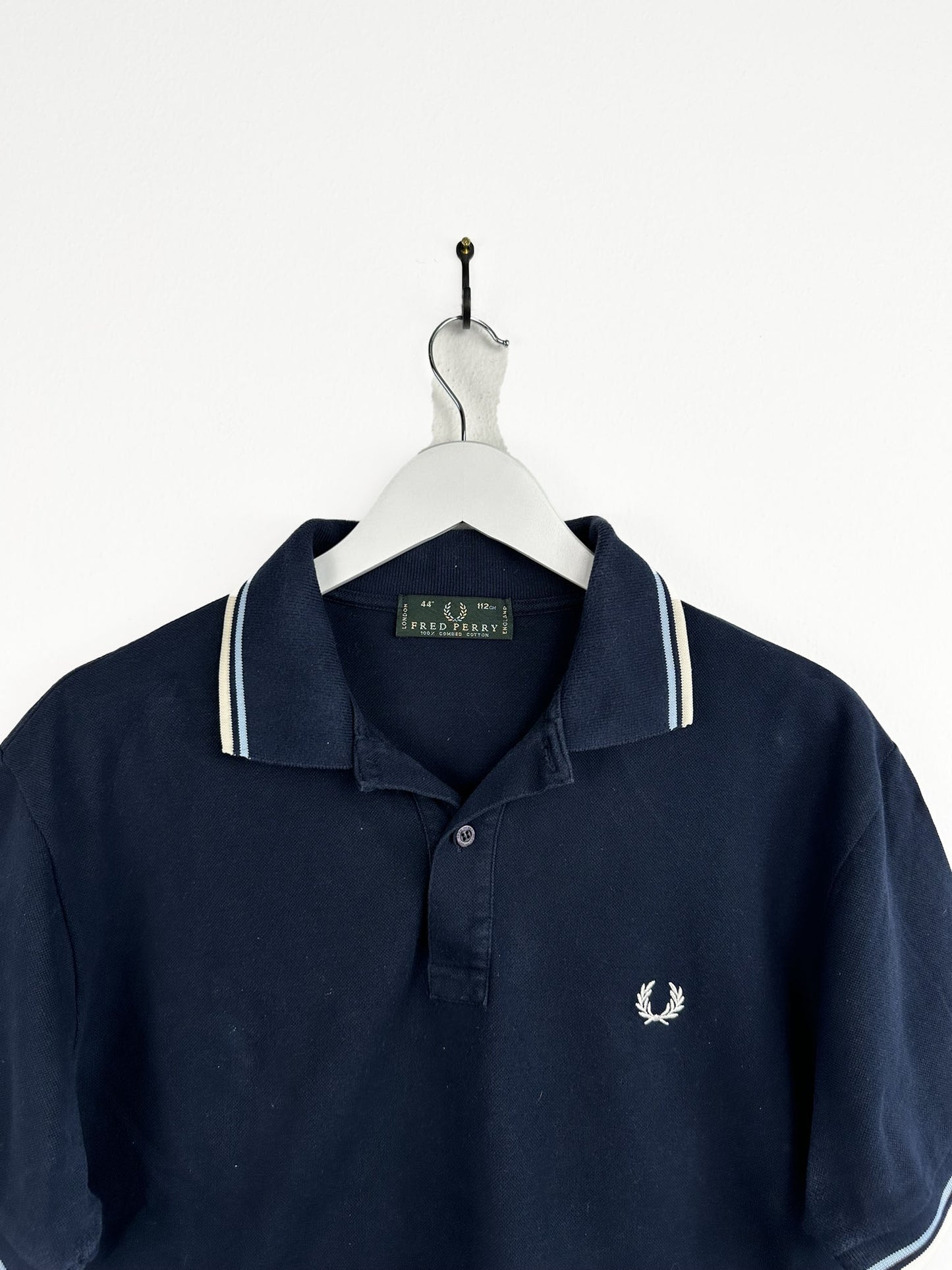 Polo Fred Perry blu (25p119) - M/L