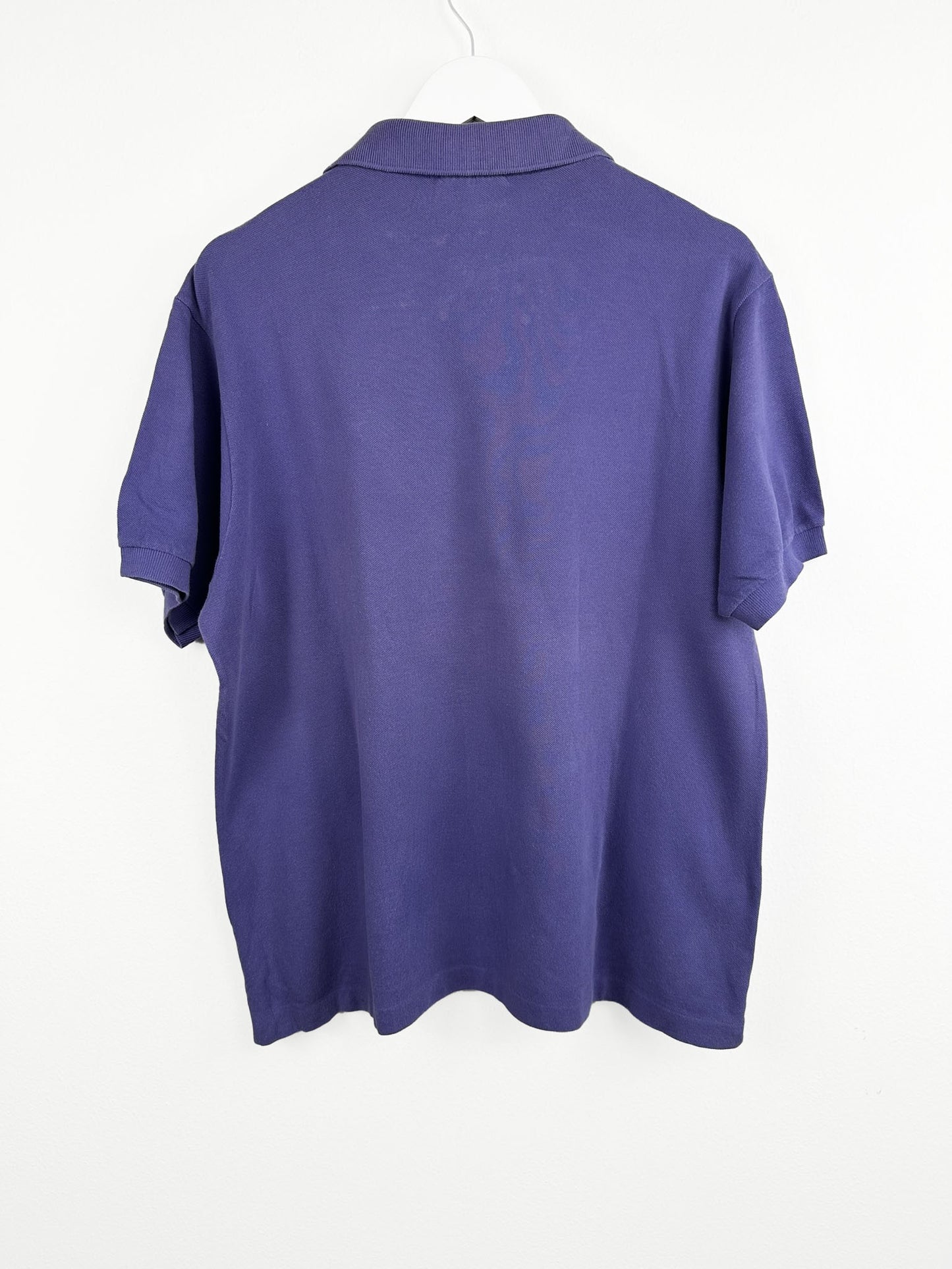 Polo Lacoste viola 80s (25p121) - M/L