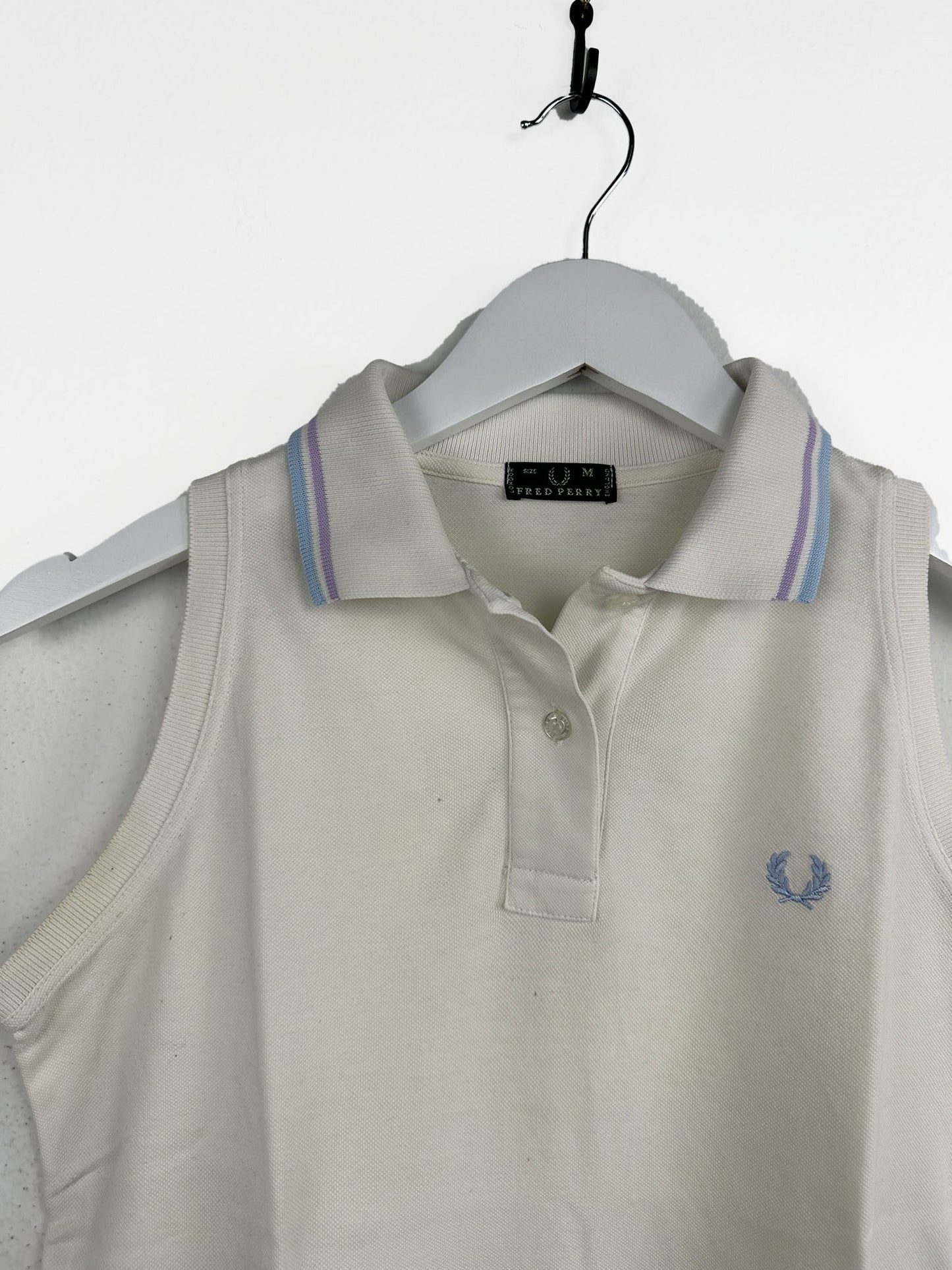 Polo Fred Perry bianca donna (25p122) - M