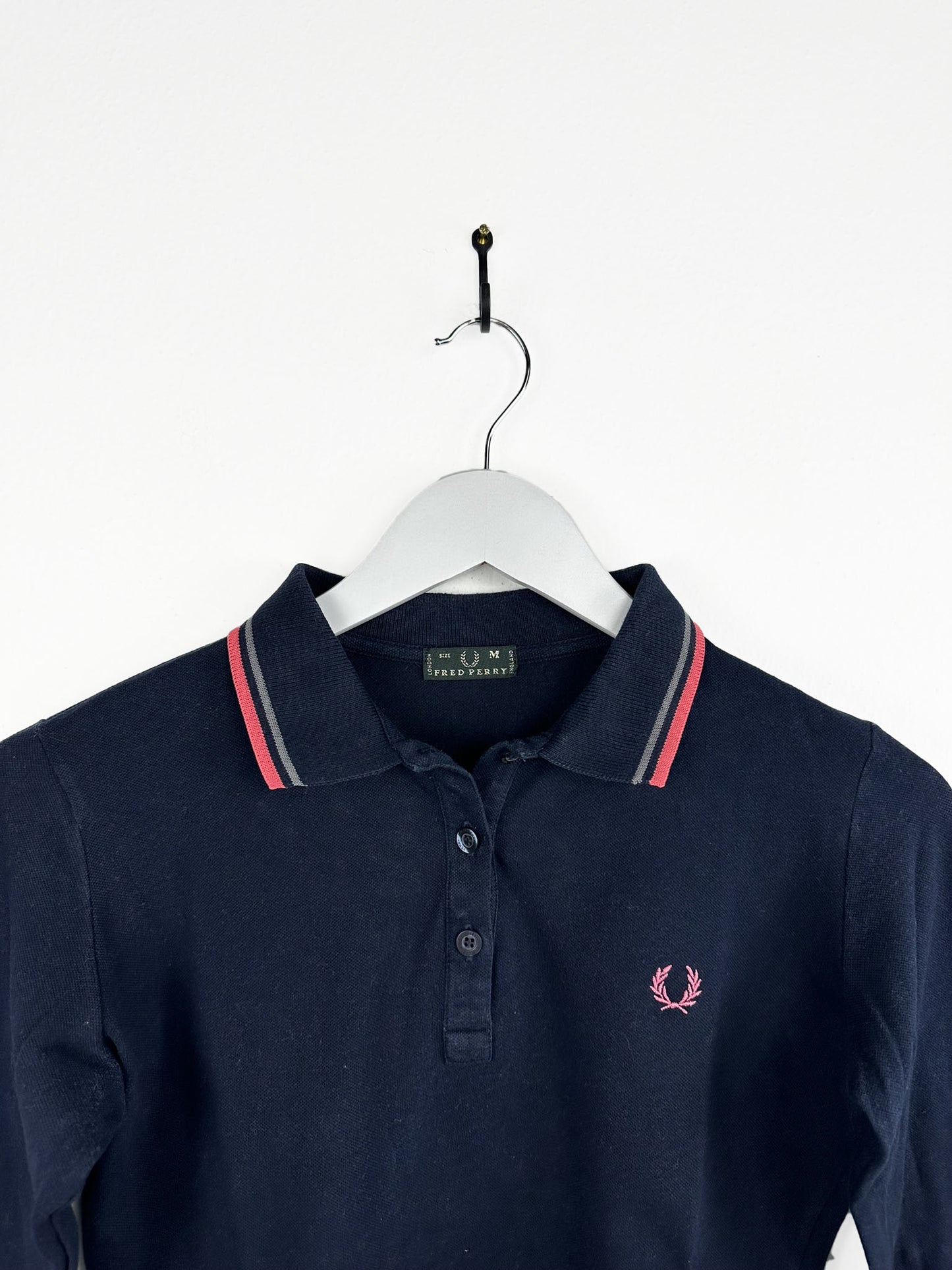 Polo Fred Perry blu donna (25p123) - M/S