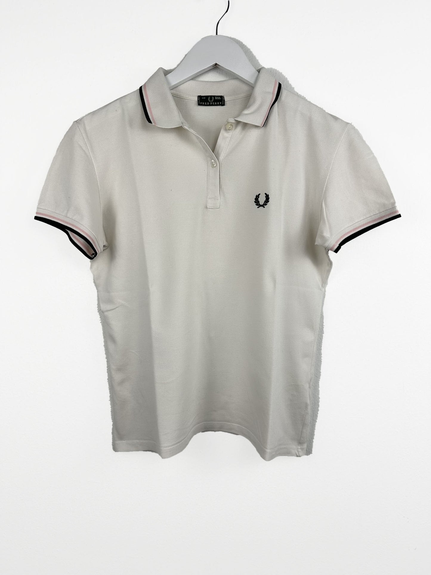 Polo Fred Perry bianca (25p125) - XS