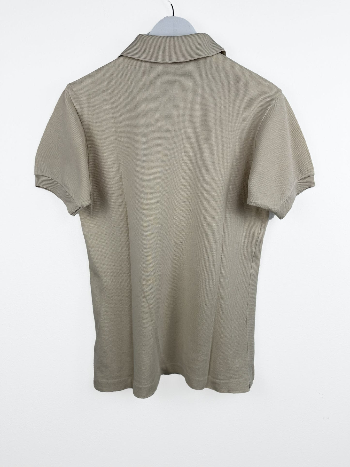 Polo Lacoste beige 80s (25p127) - M