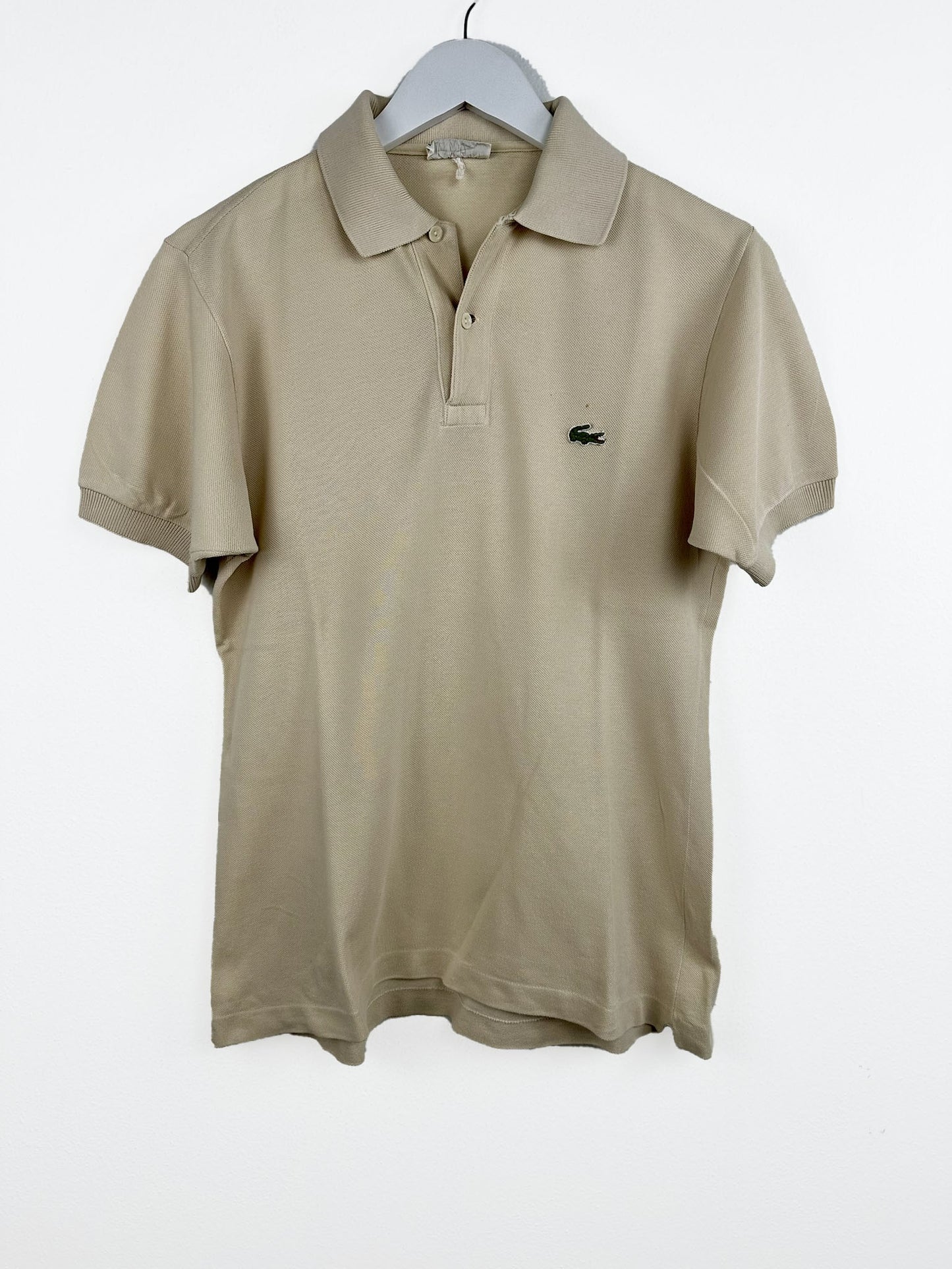 Polo Lacoste beige 80s (25p127) - M