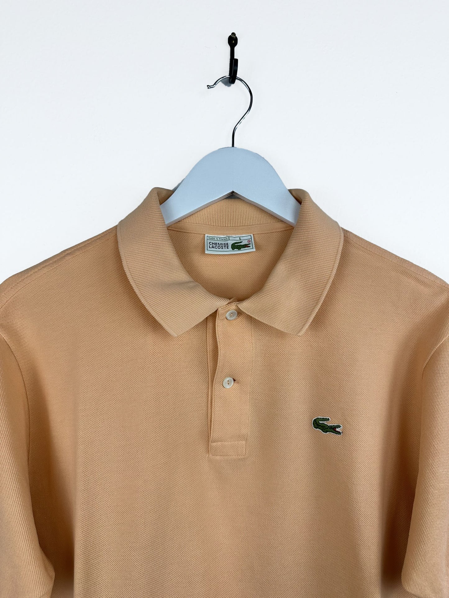 Polo Lacoste rosa pesca (25p130) - L