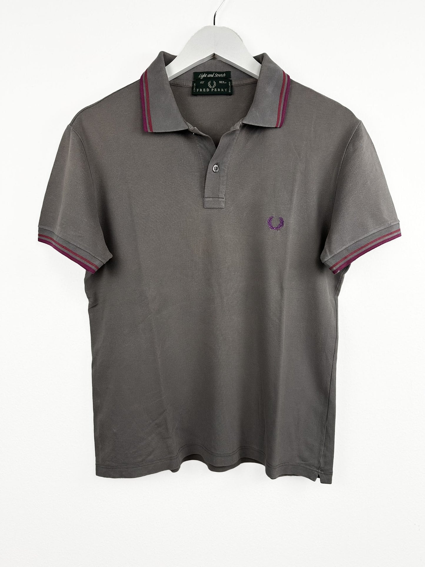 Polo Fred Perry grigia (25p138) - S