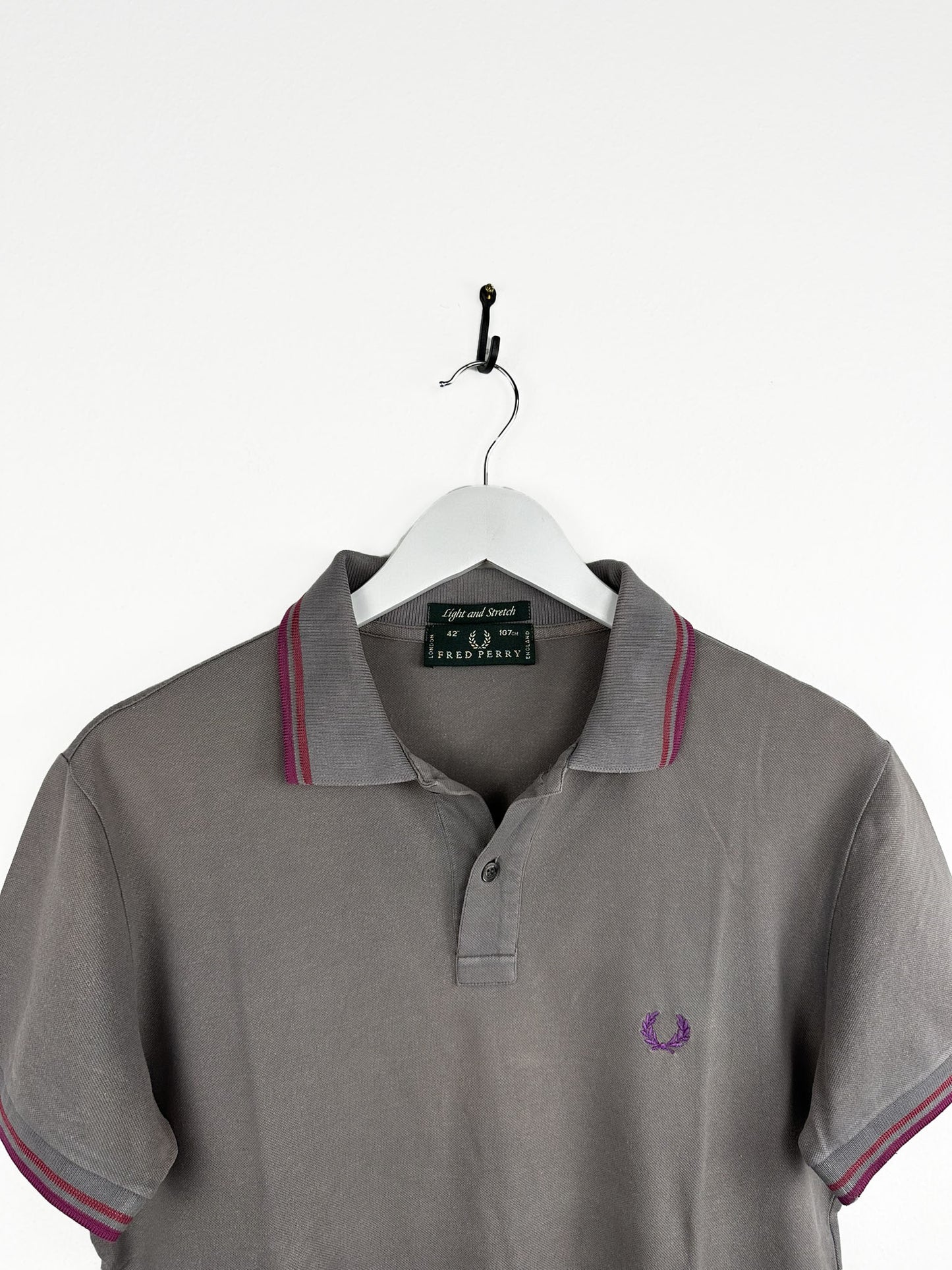 Polo Fred Perry grigia (25p138) - S