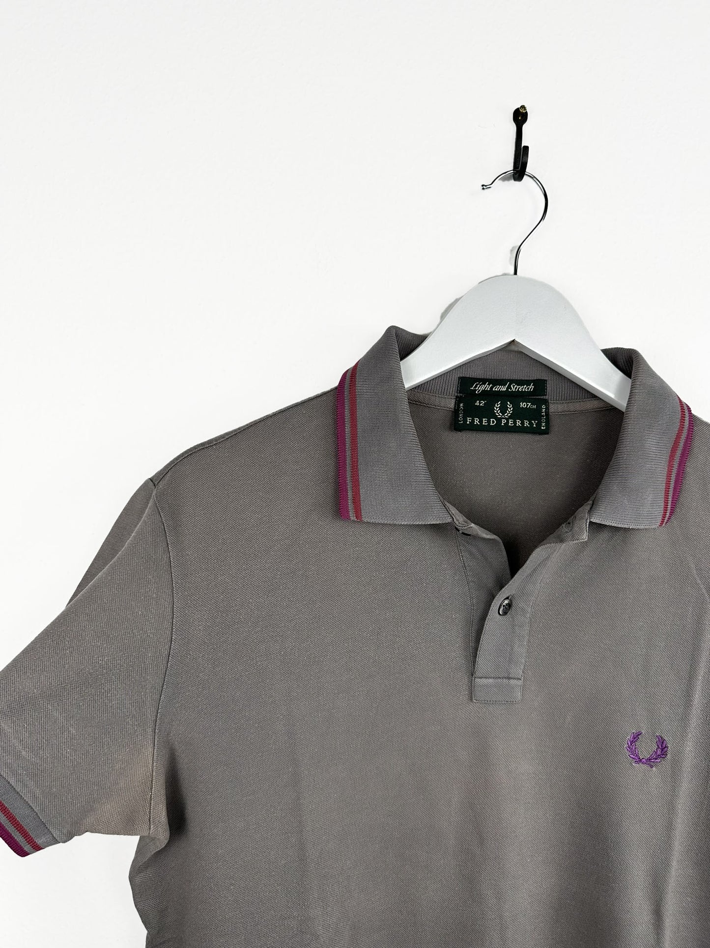 Polo Fred Perry grigia (25p138) - S