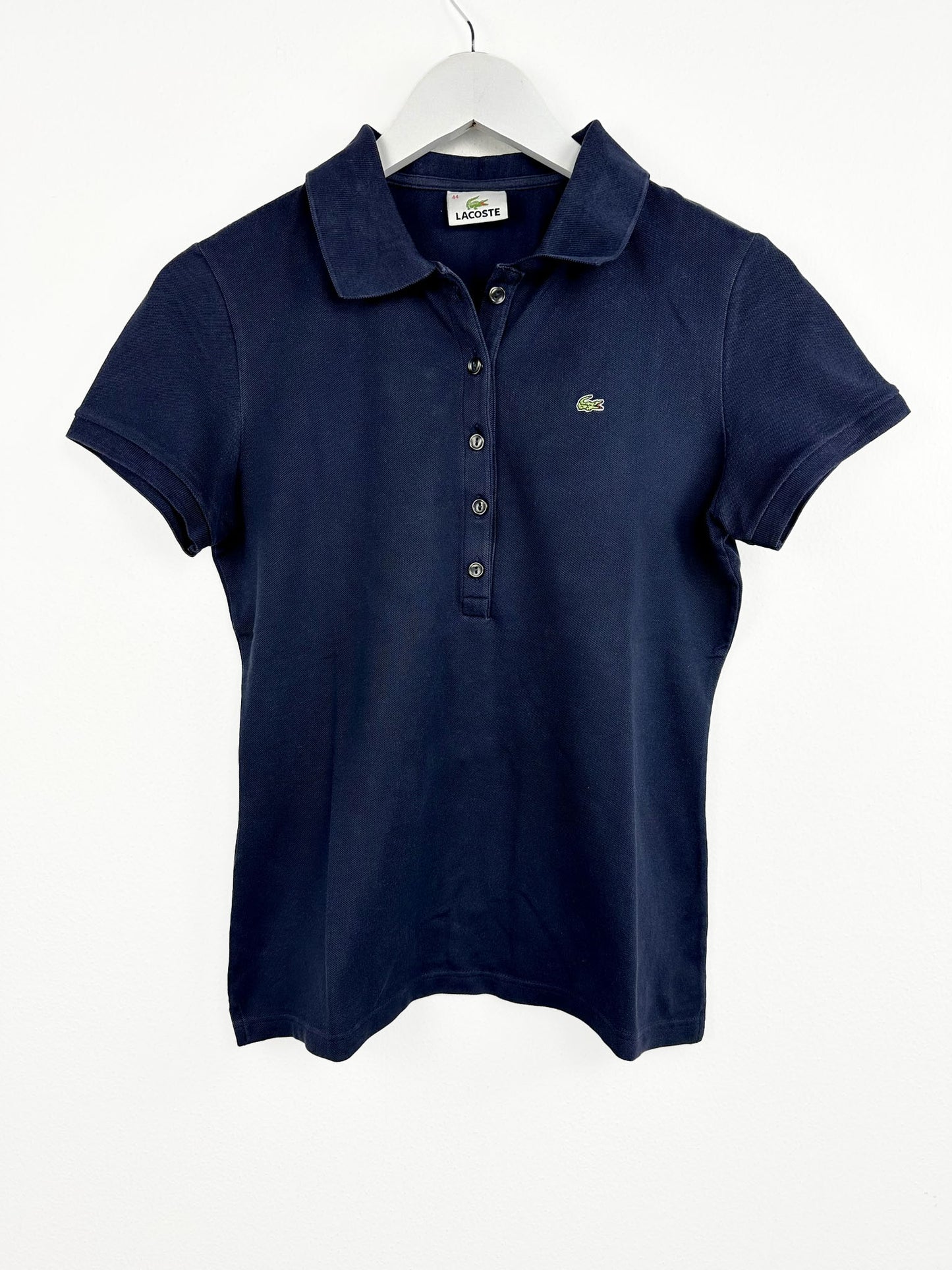 Polo Lacoste blu donna (25p139) - S